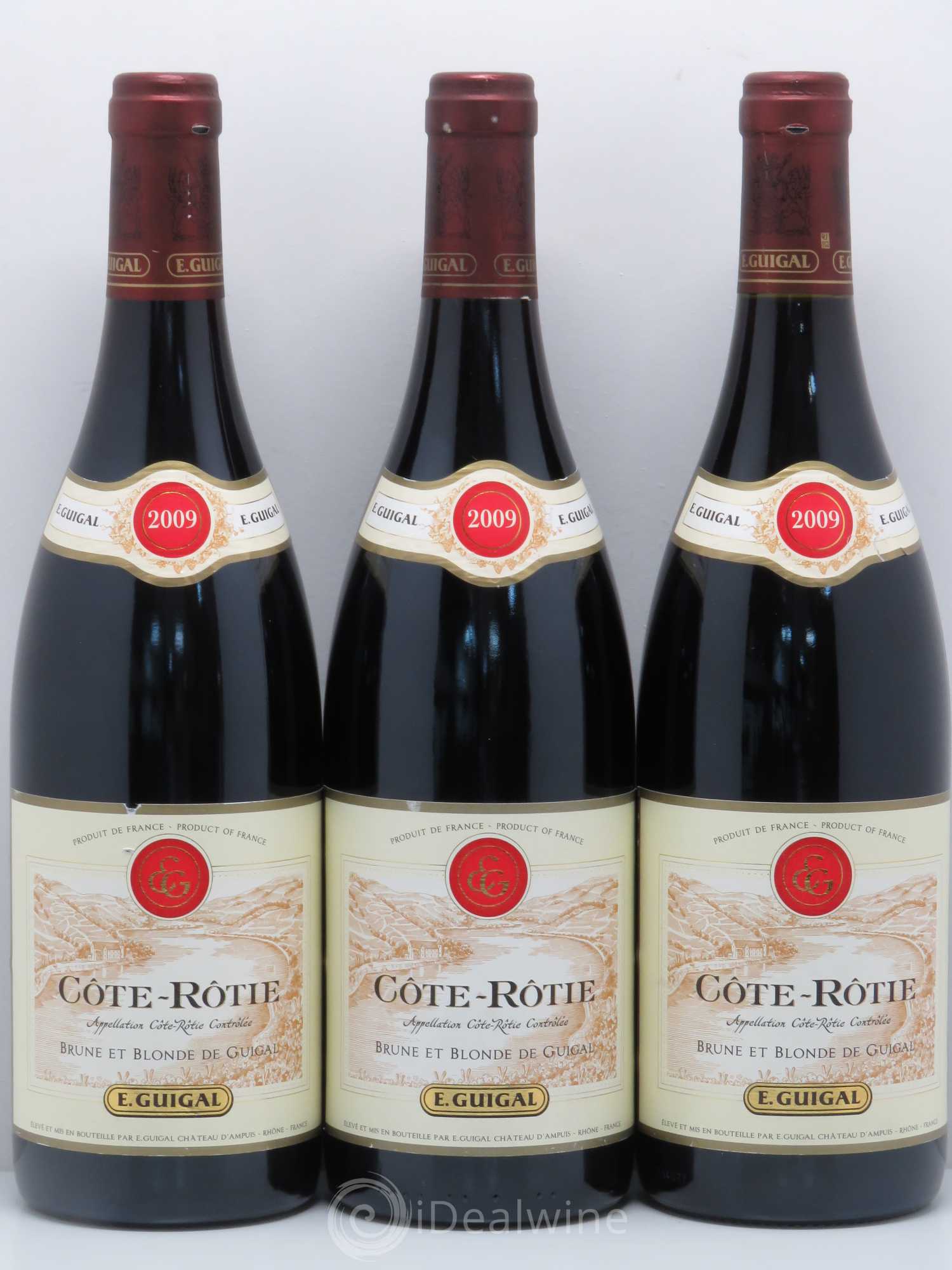 Côte-Rôtie Côtes Brune et Blonde Guigal 2009 - Lot de 5 bouteilles - 1