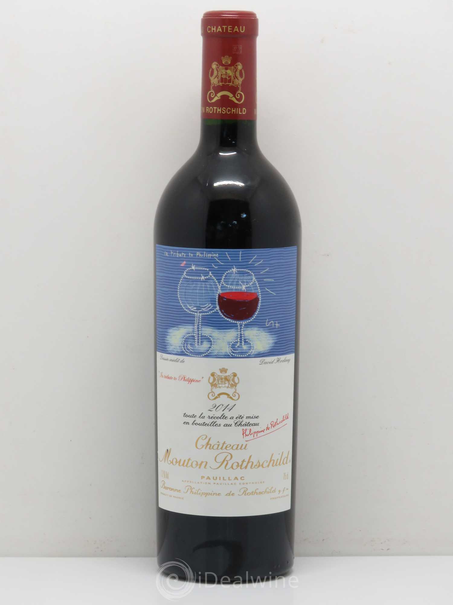 Château Mouton Rothschild 1er Grand Cru Classé 2014 - Lot de 1 bouteille - 0
