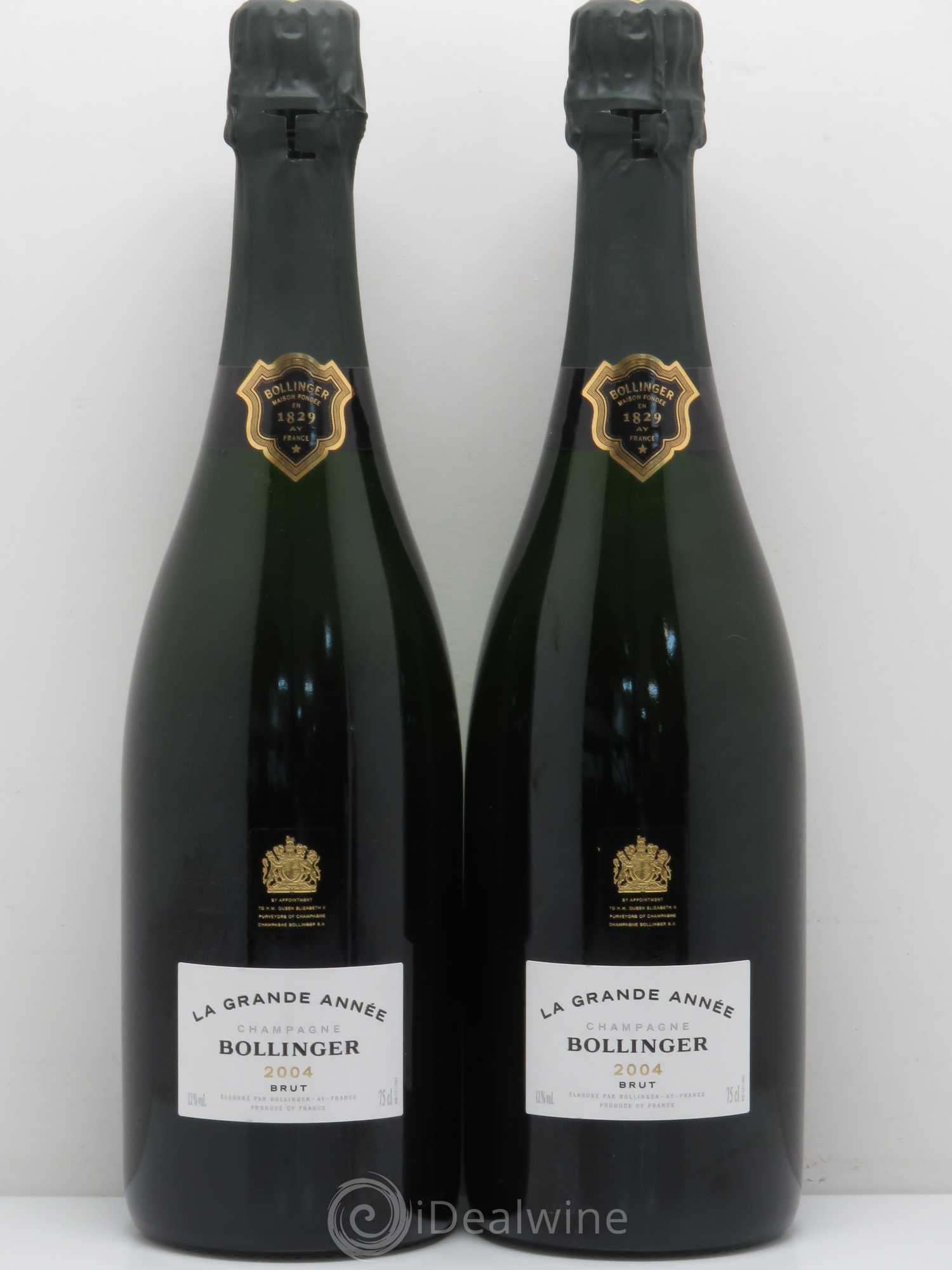 La Grande Année Brut Bollinger 2004 - Lot de 2 bouteilles - 0