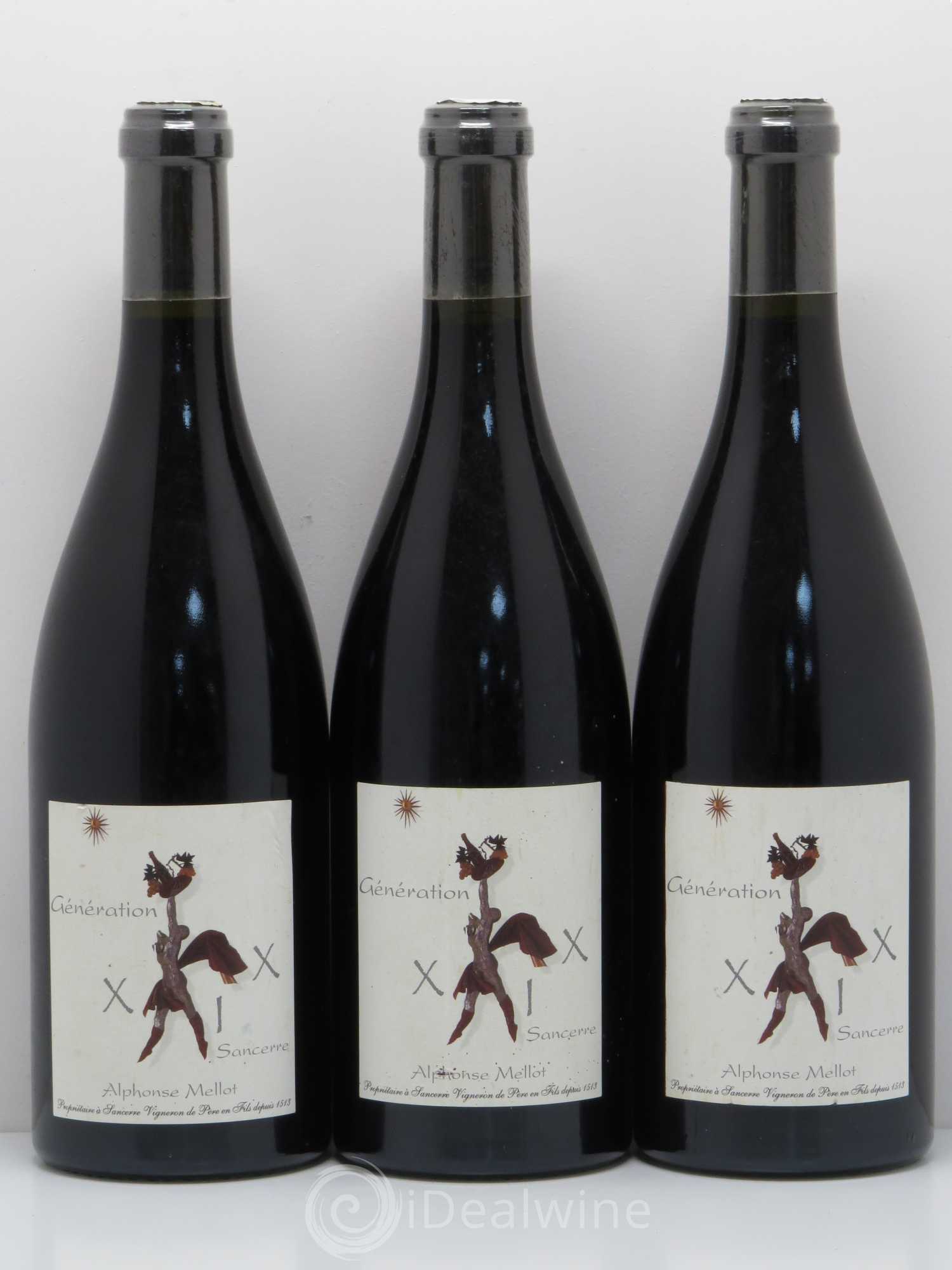 Sancerre Génération XIX Alphonse Mellot 2010 - Lot de 3 bouteilles - 0