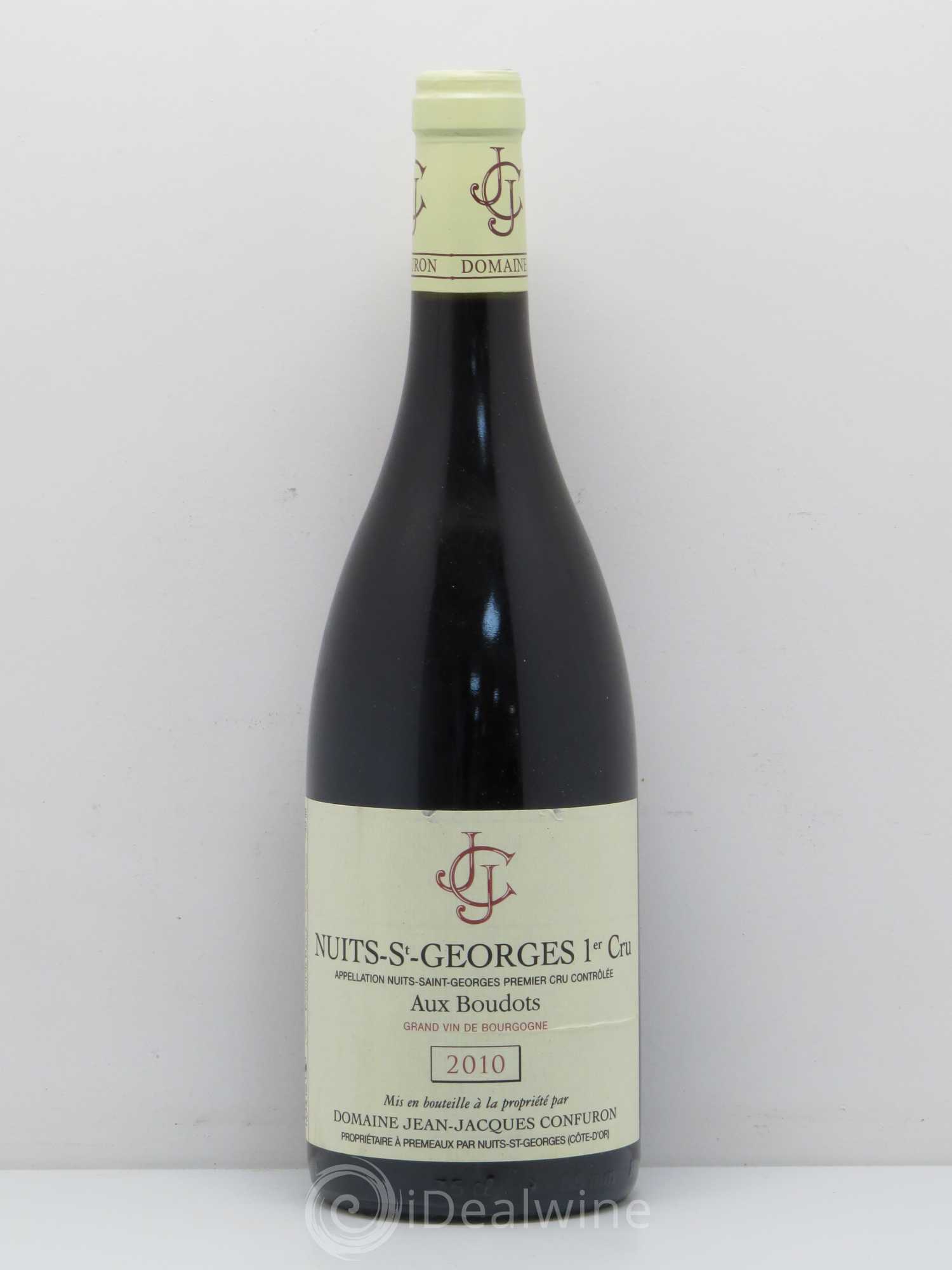 Nuits-Saint-Georges 1er Cru Aux Boudots Jean-Jacques Confuron 2010 - Lot de 1 bouteille - 0