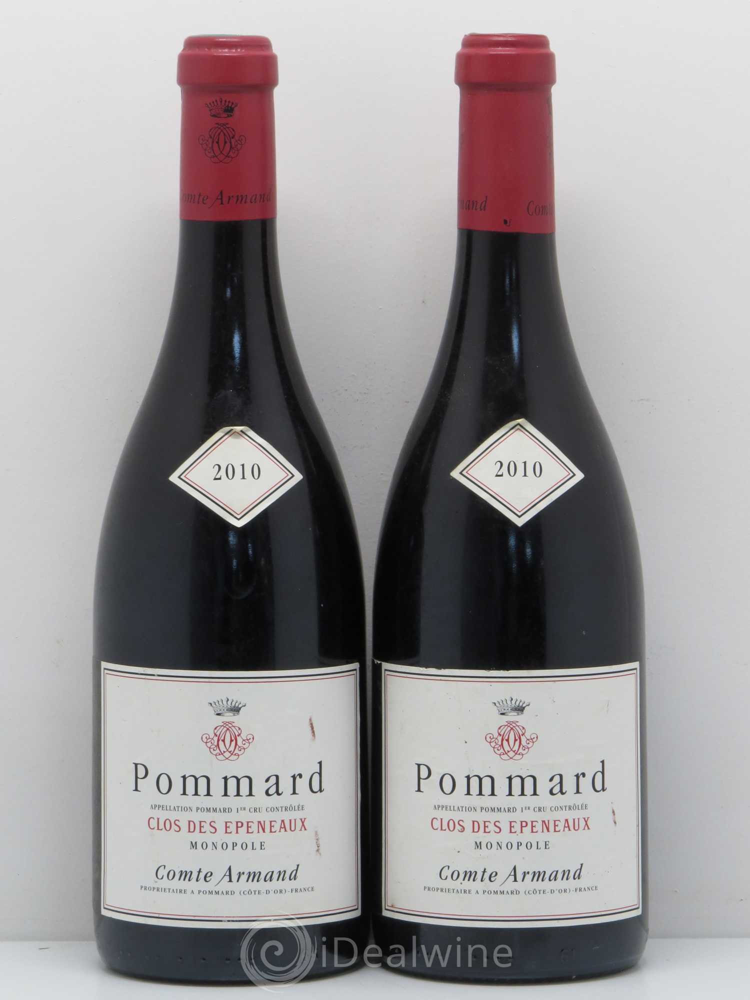 Pommard 1er Cru Clos des Epeneaux Comte Armand 2010 - Lot de 2 bouteilles - 0