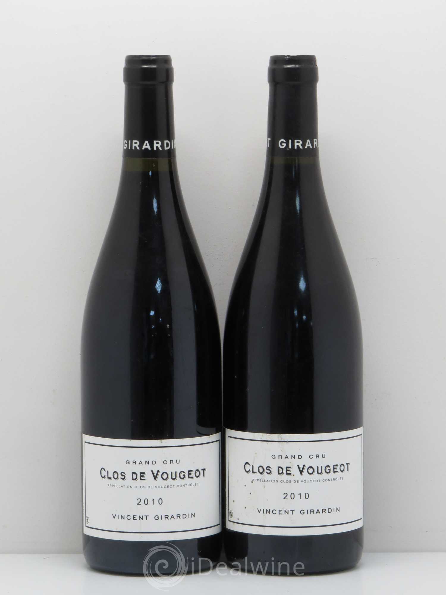 Clos de Vougeot Grand Cru Vincent Girardin 2010 - Lot de 2 bouteilles - 0