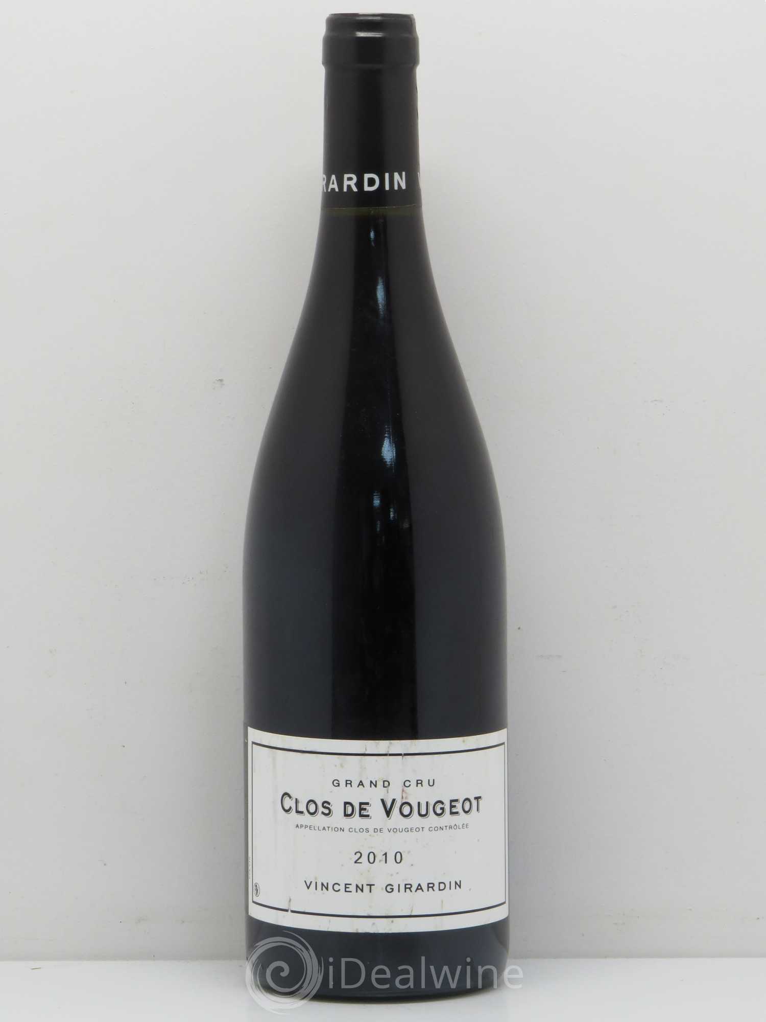 Clos de Vougeot Grand Cru Vincent Girardin 2010 - Lot de 1 bouteille - 0