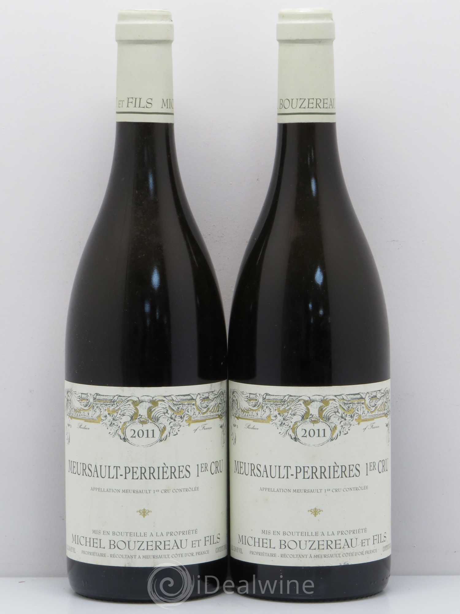 Meursault 1er Cru Perrières Michel Bouzereau et Fils (Domaine) 2011 - Lot de 2 bouteilles - 0