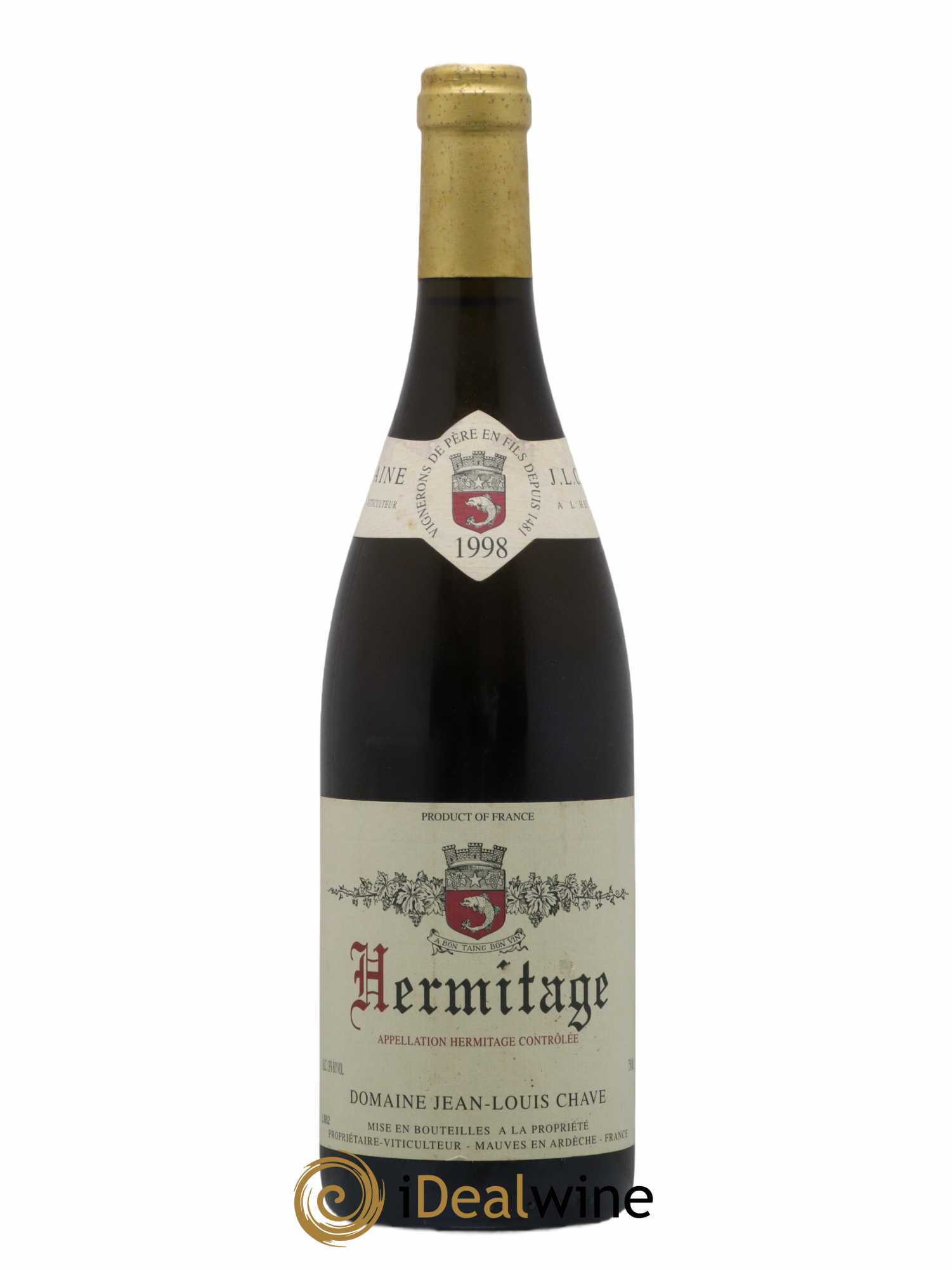 Hermitage Jean-Louis Chave 1998 - Lot de 1 bouteille - 0