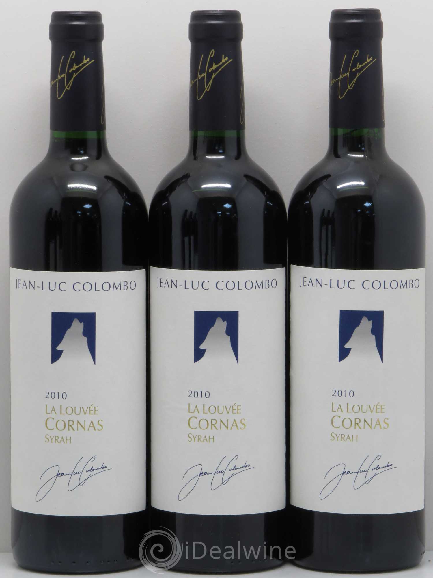 Cornas La Louvée Jean-Luc Colombo 2010 - Lot de 6 bouteilles - 1