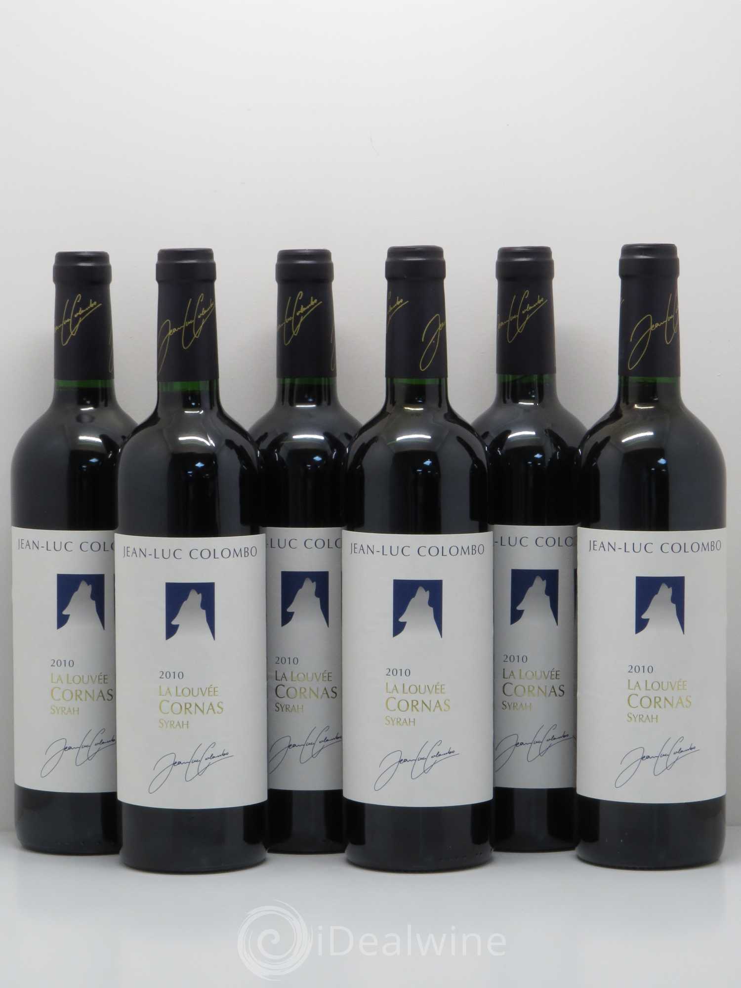 Cornas La Louvée Jean-Luc Colombo 2010 - Lot de 6 bouteilles - 0