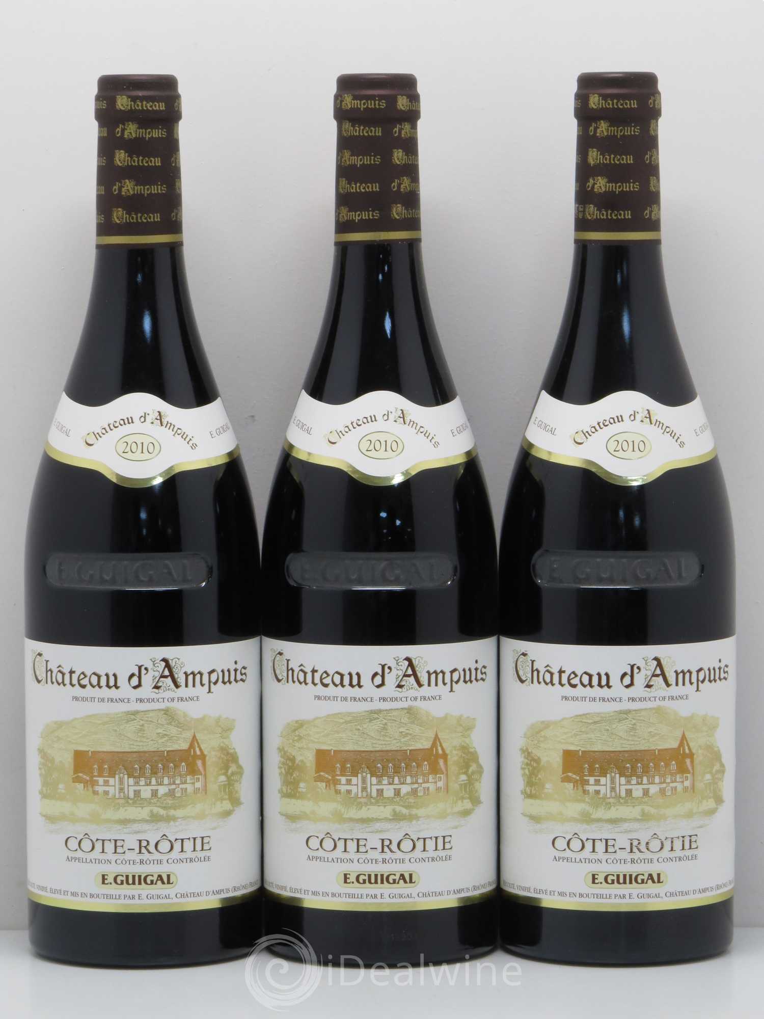 Côte-Rôtie Château d'Ampuis Guigal 2010 - Lot de 3 bouteilles - 0