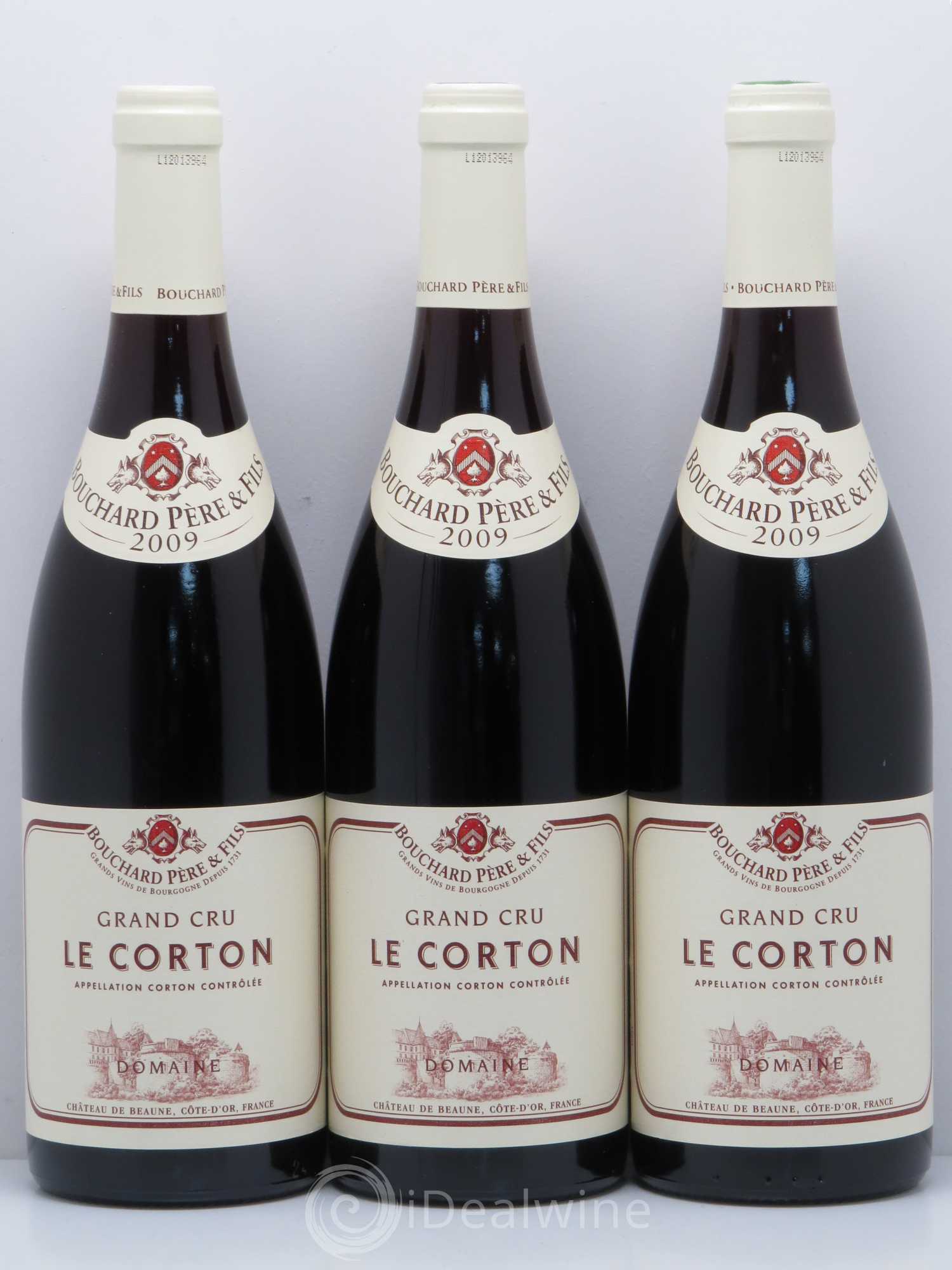 Corton Grand Cru Le Corton Bouchard Père & Fils 2009 - Lot de 3 bouteilles - 0
