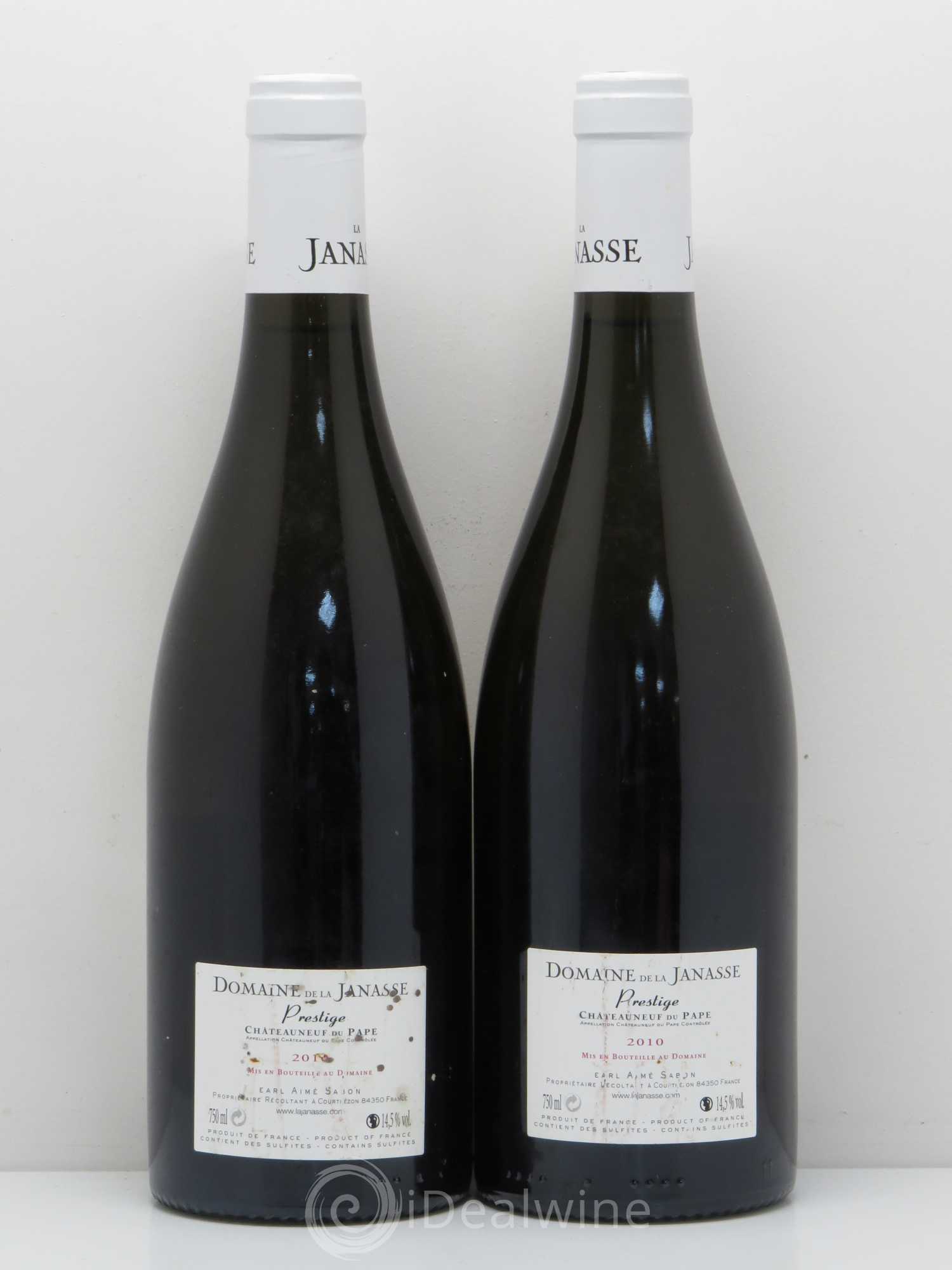 Châteauneuf-du-Pape Prestige La Janasse (Domaine de) 2010 - Posten von 2 Flaschen - 1