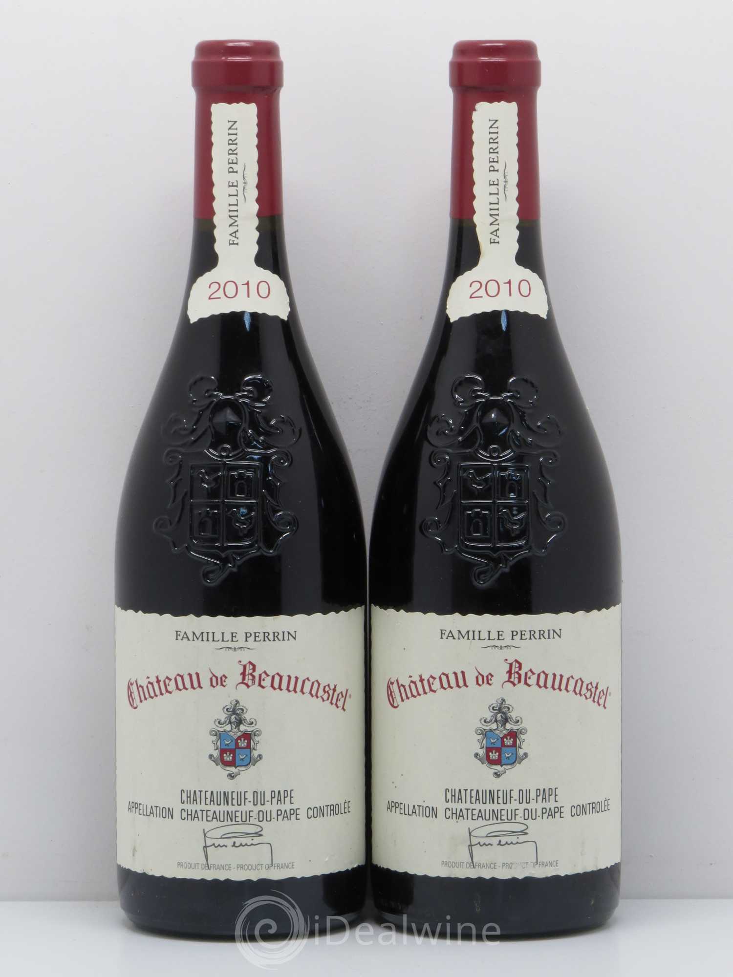 Châteauneuf-du-Pape Château de Beaucastel Famille Perrin 2010 - Lot de 2 bouteilles - 0