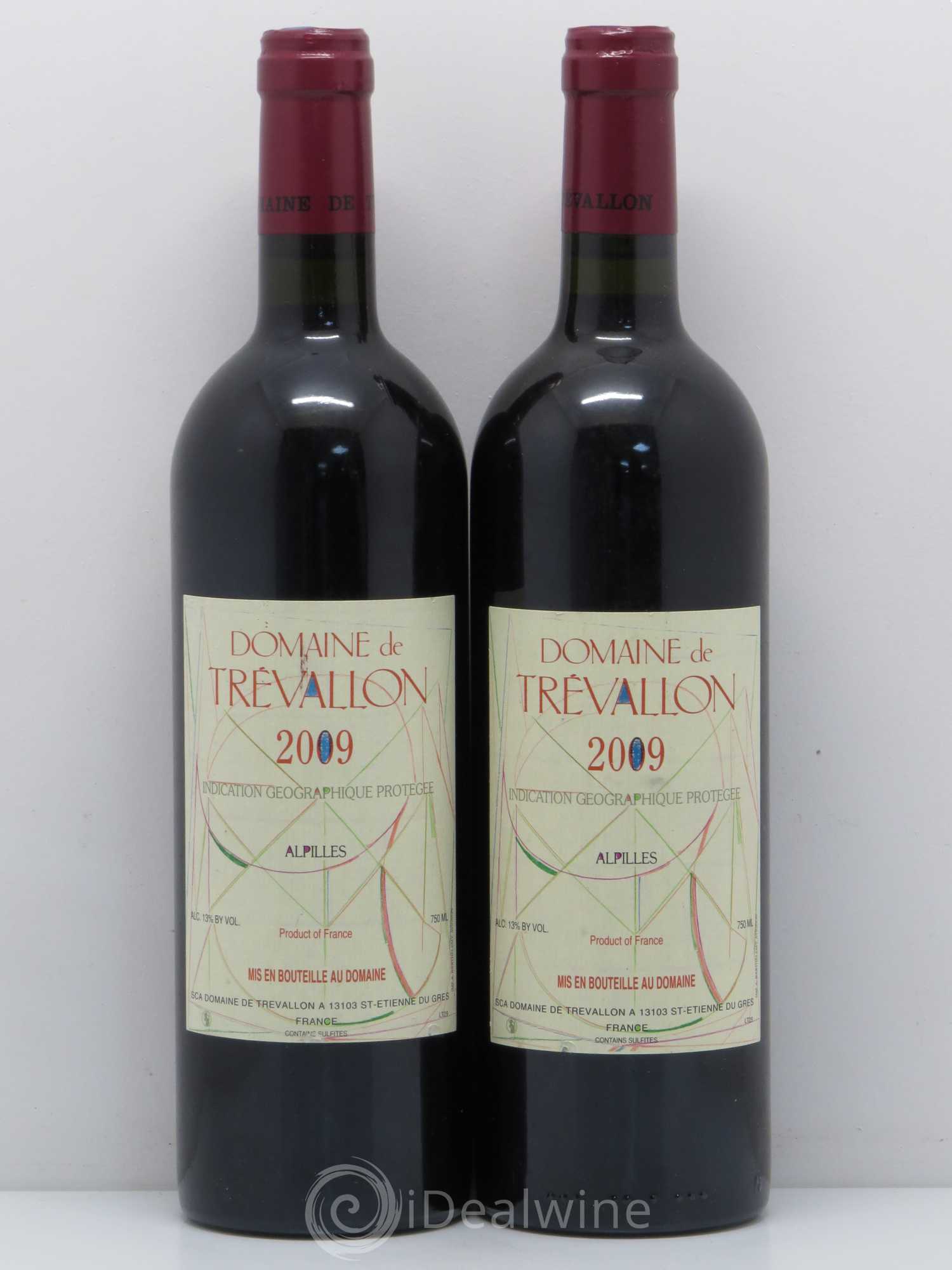 Coteaux d'Aix-en-Provence Trévallon (Domaine de) Eloi Dürrbach 2009 - Lot de 2 bouteilles - 0