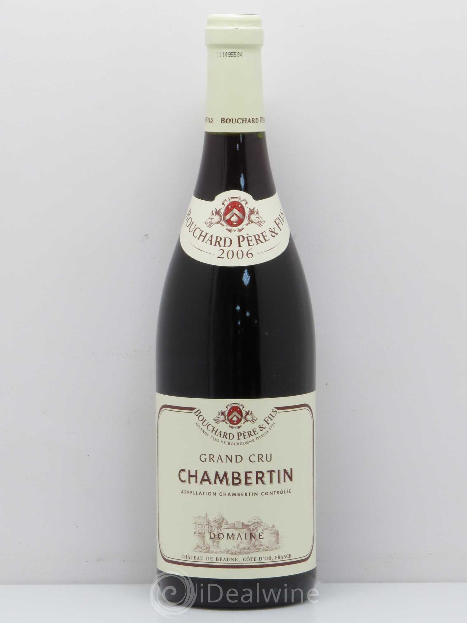 Chambertin Grand Cru Bouchard Père & Fils 2006 - Lot de 1 bouteille - 0