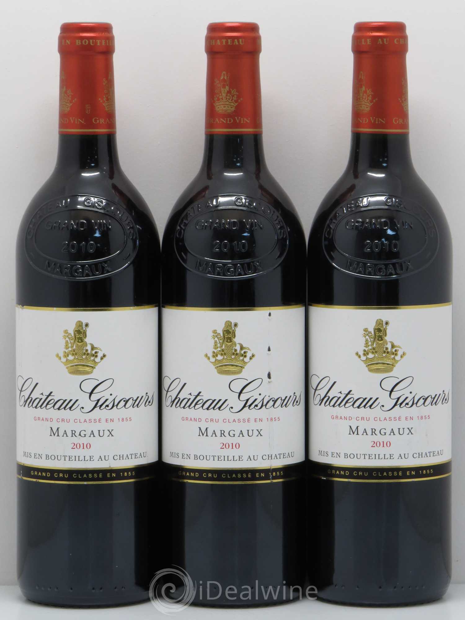 Château Giscours 3ème Grand Cru Classé 2010 - Lot de 3 bouteilles - 0