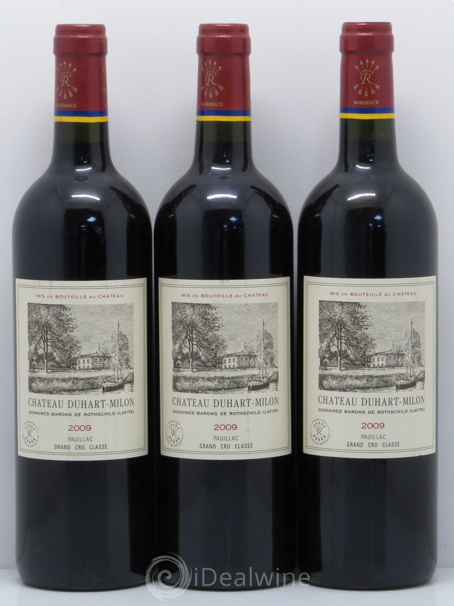 Château Duhart-Milon 4ème Grand Cru Classé 2009 - Lot de 3 bouteilles - 0