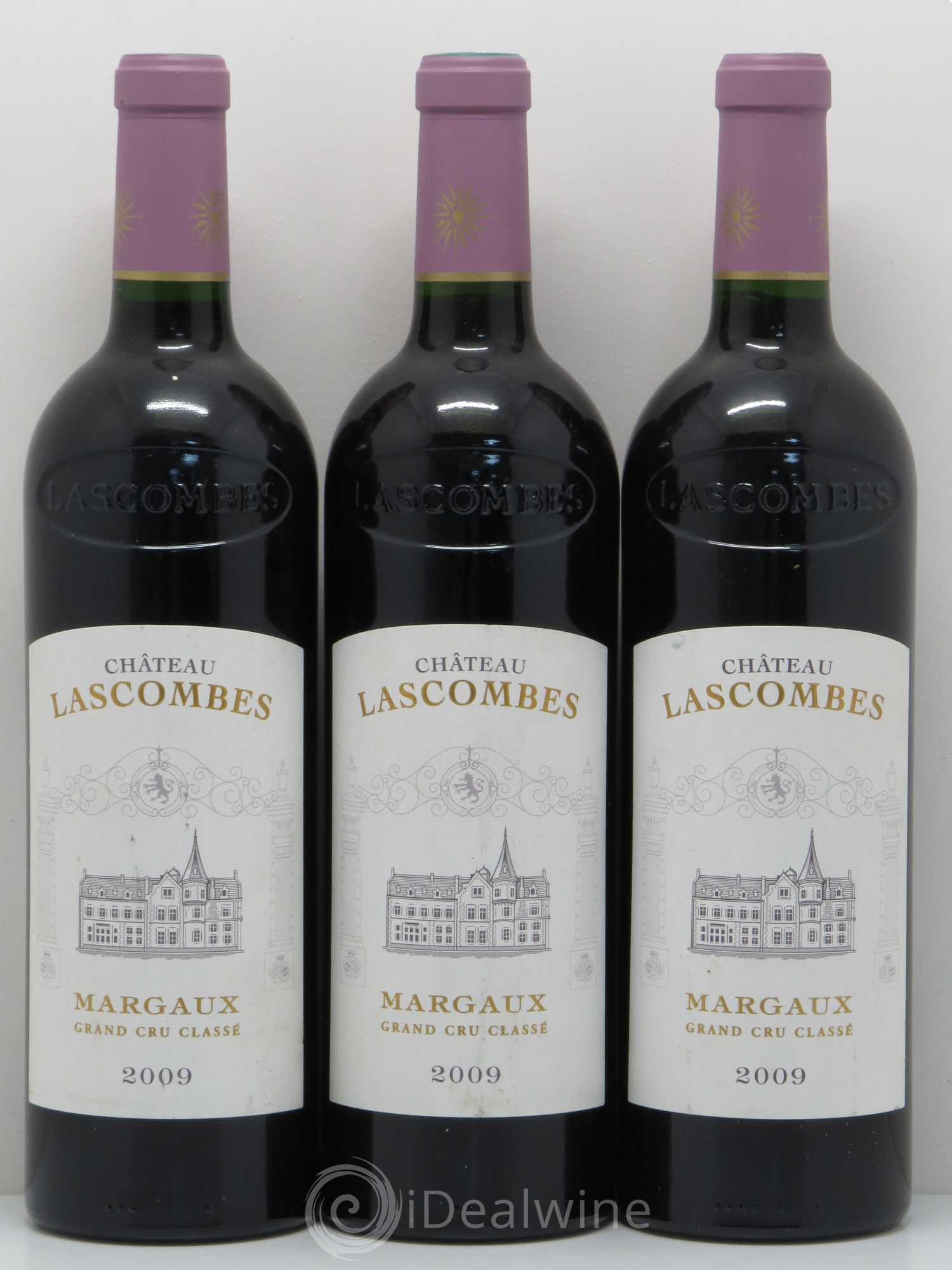 Château Lascombes 2ème Grand Cru Classé 2009 - Lot de 3 bouteilles - 0