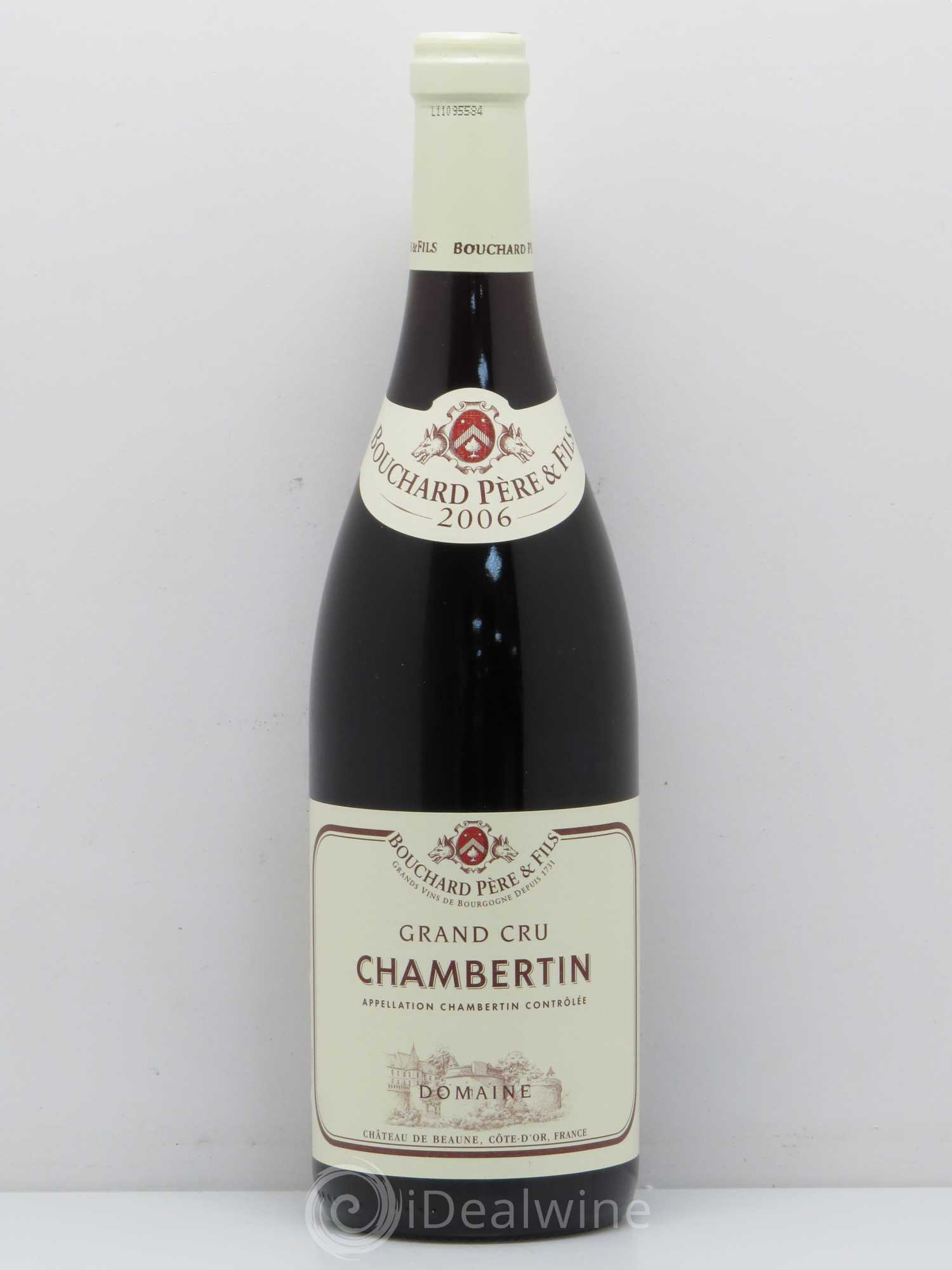 Chambertin Grand Cru Bouchard Père & Fils 2006 - Lot de 1 bouteille - 0