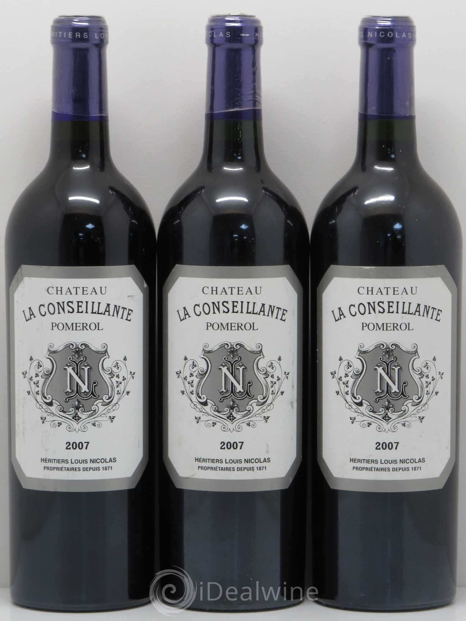 Château la Conseillante 2007 - Lot de 3 bouteilles - 0