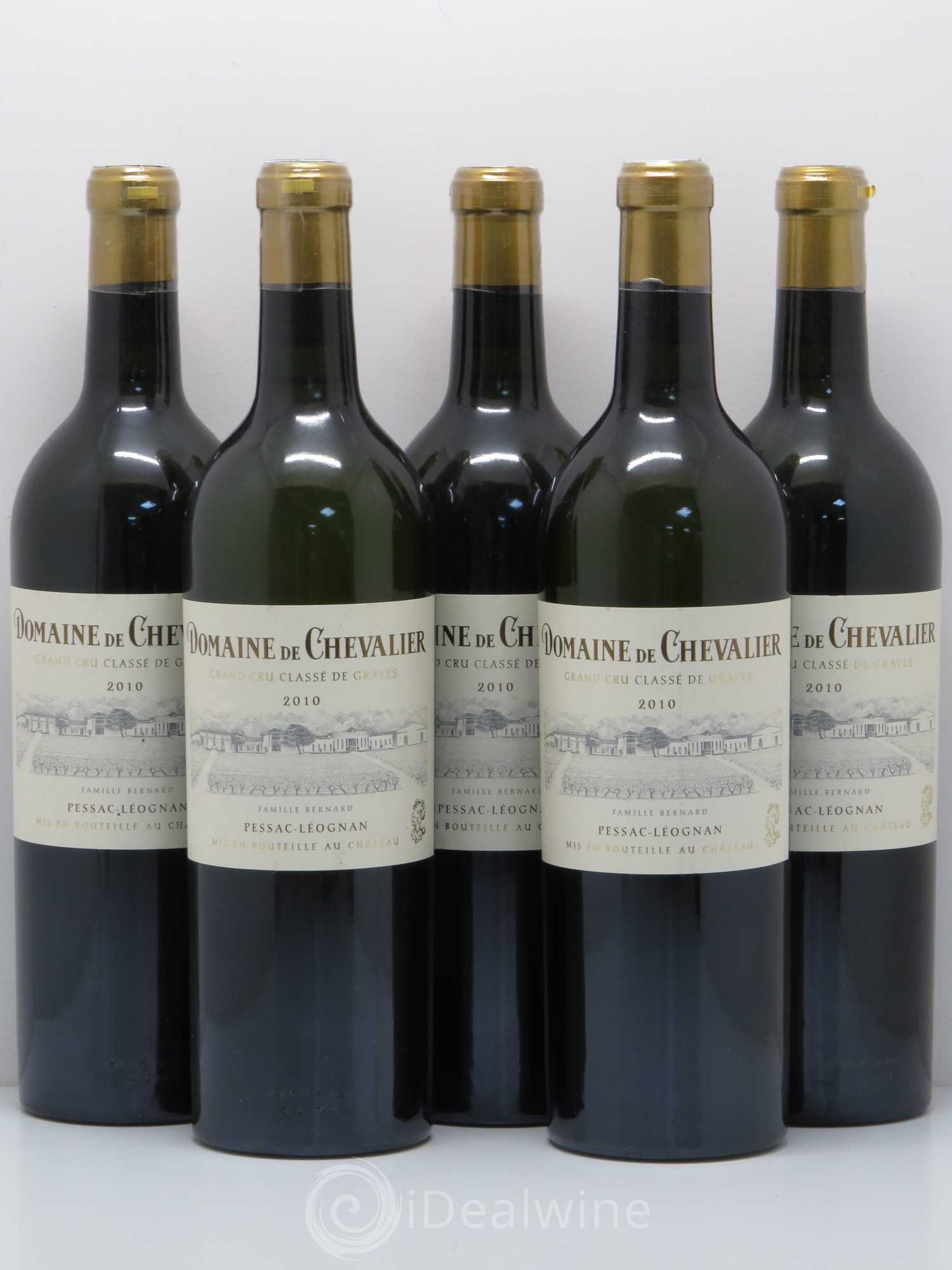 Domaine de Chevalier Cru Classé de Graves 2010 - Lot de 5 bouteilles - 0
