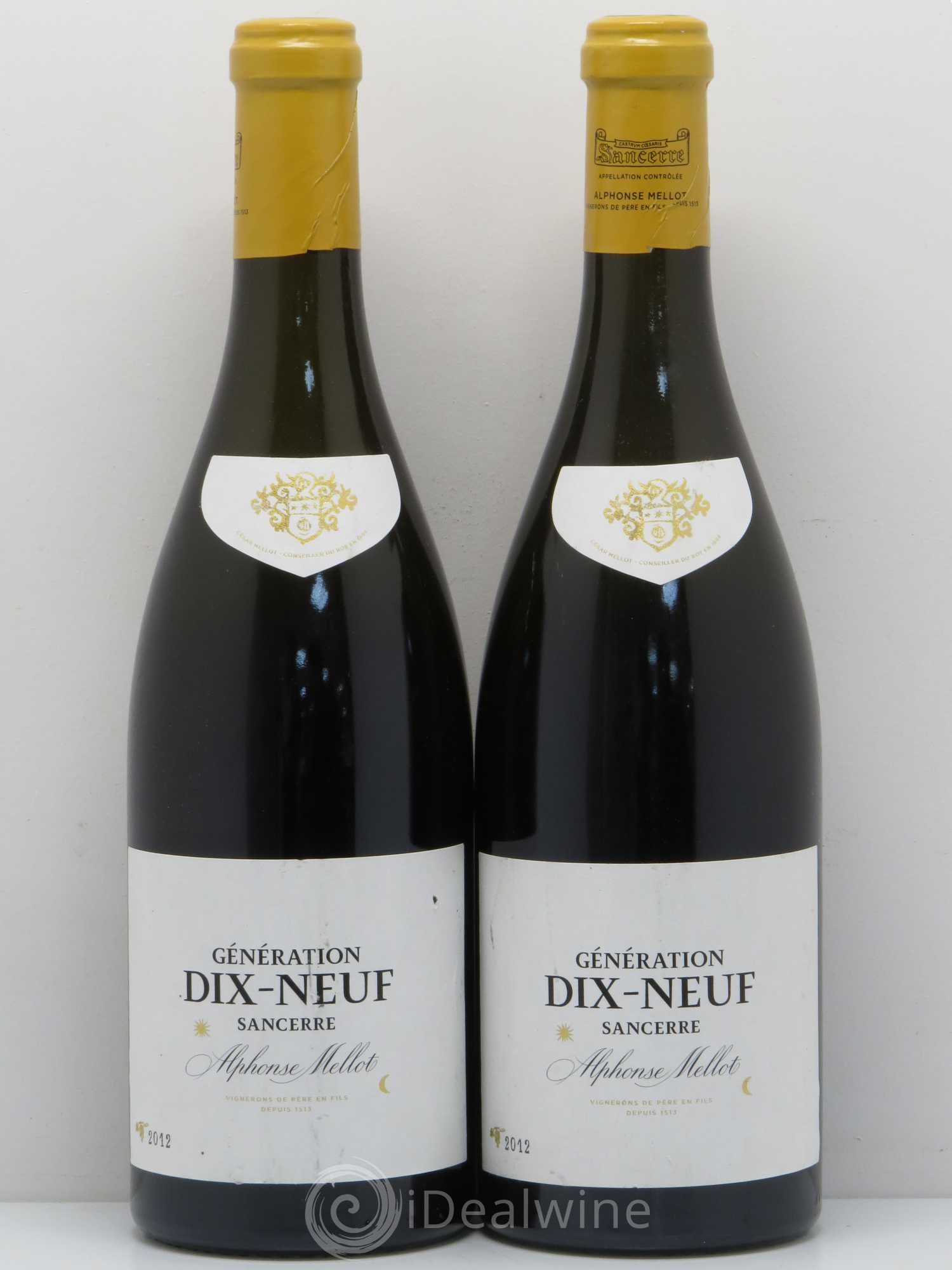 Sancerre Génération XIX Alphonse Mellot 2012 - Lot de 2 bouteilles - 0