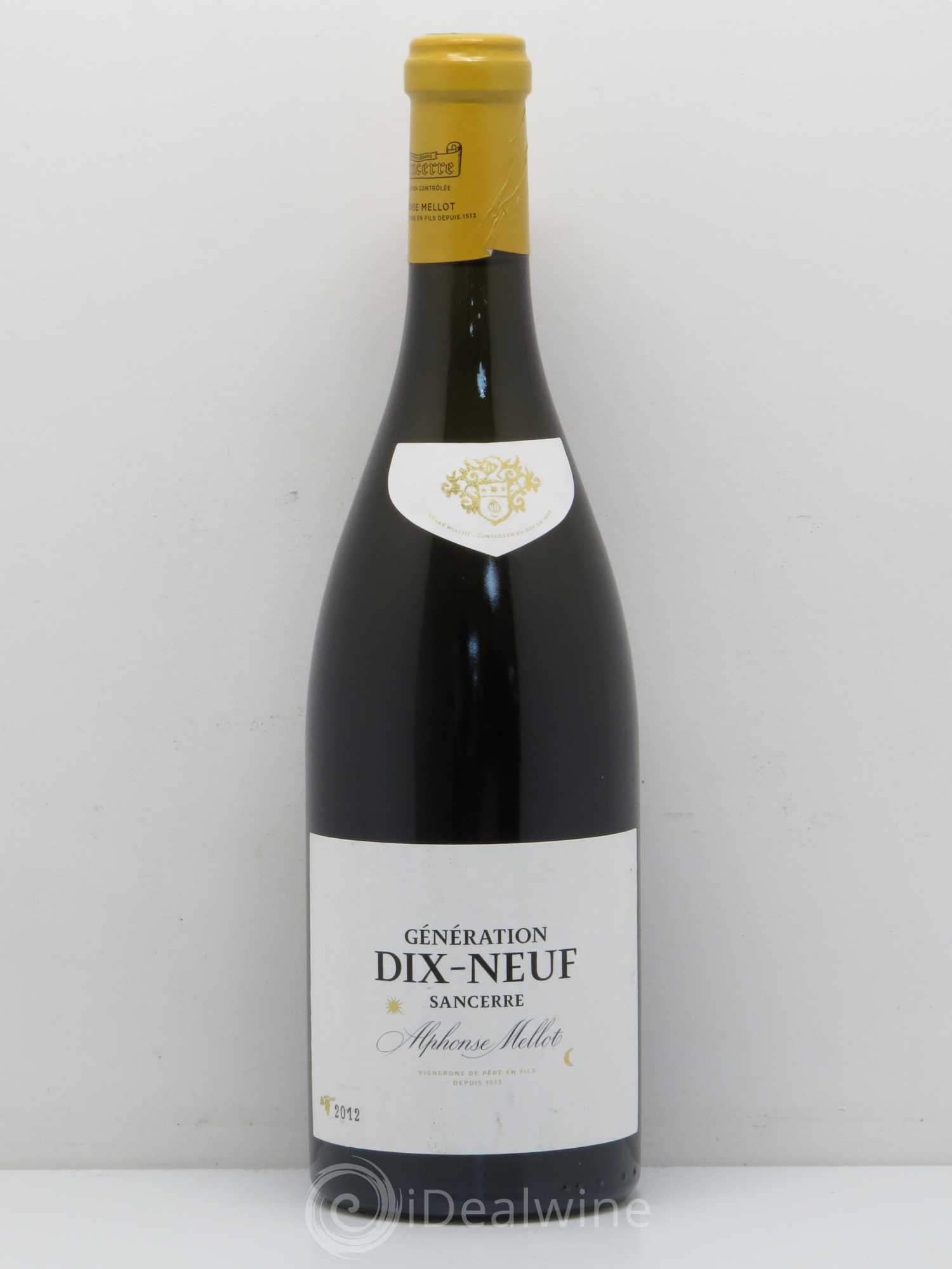 Sancerre Génération XIX Alphonse Mellot 2012 - Lot de 1 bouteille - 0