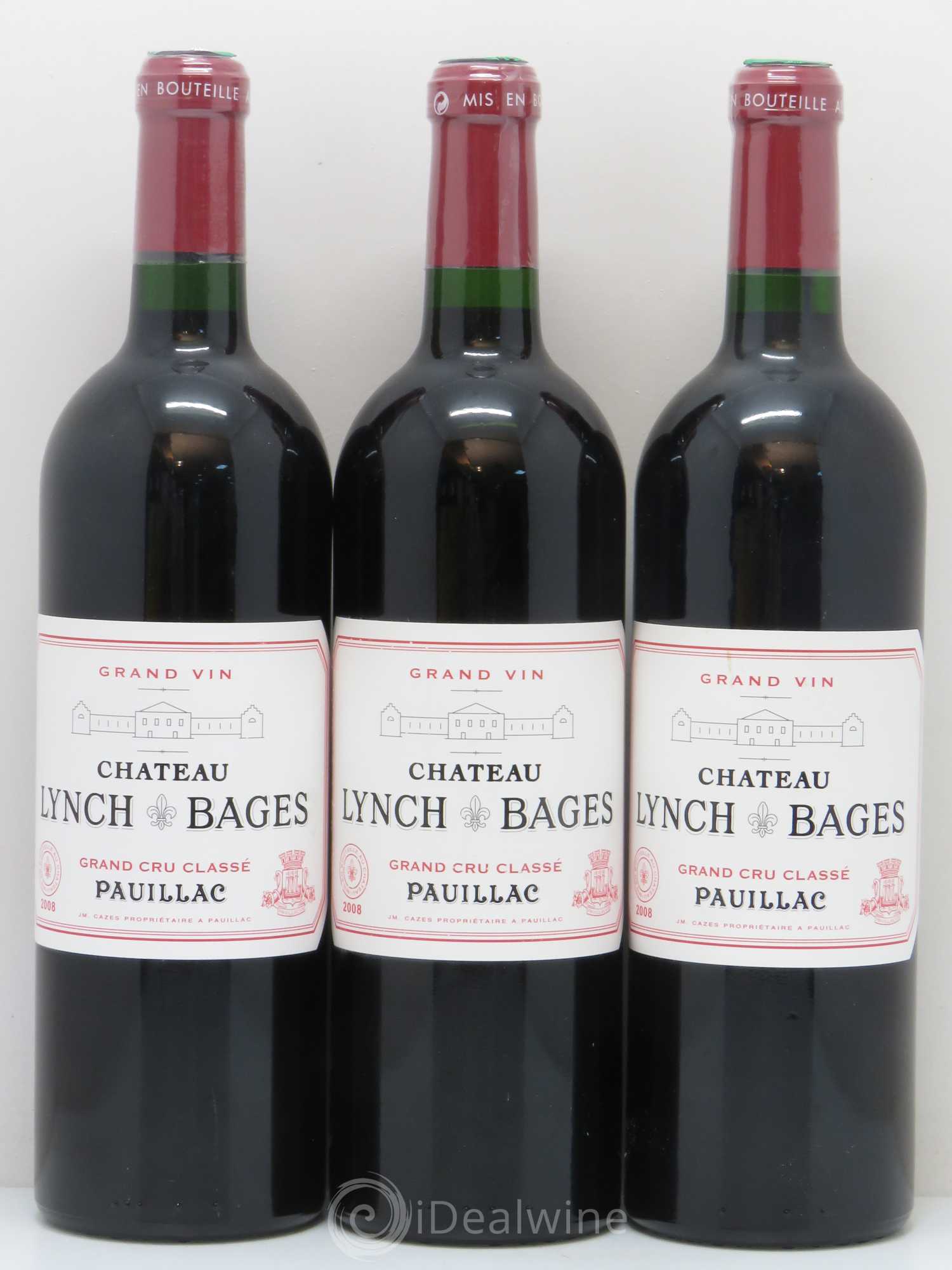 Château Lynch Bages 5ème Grand Cru Classé 2008 - Lot de 6 bouteilles - 1