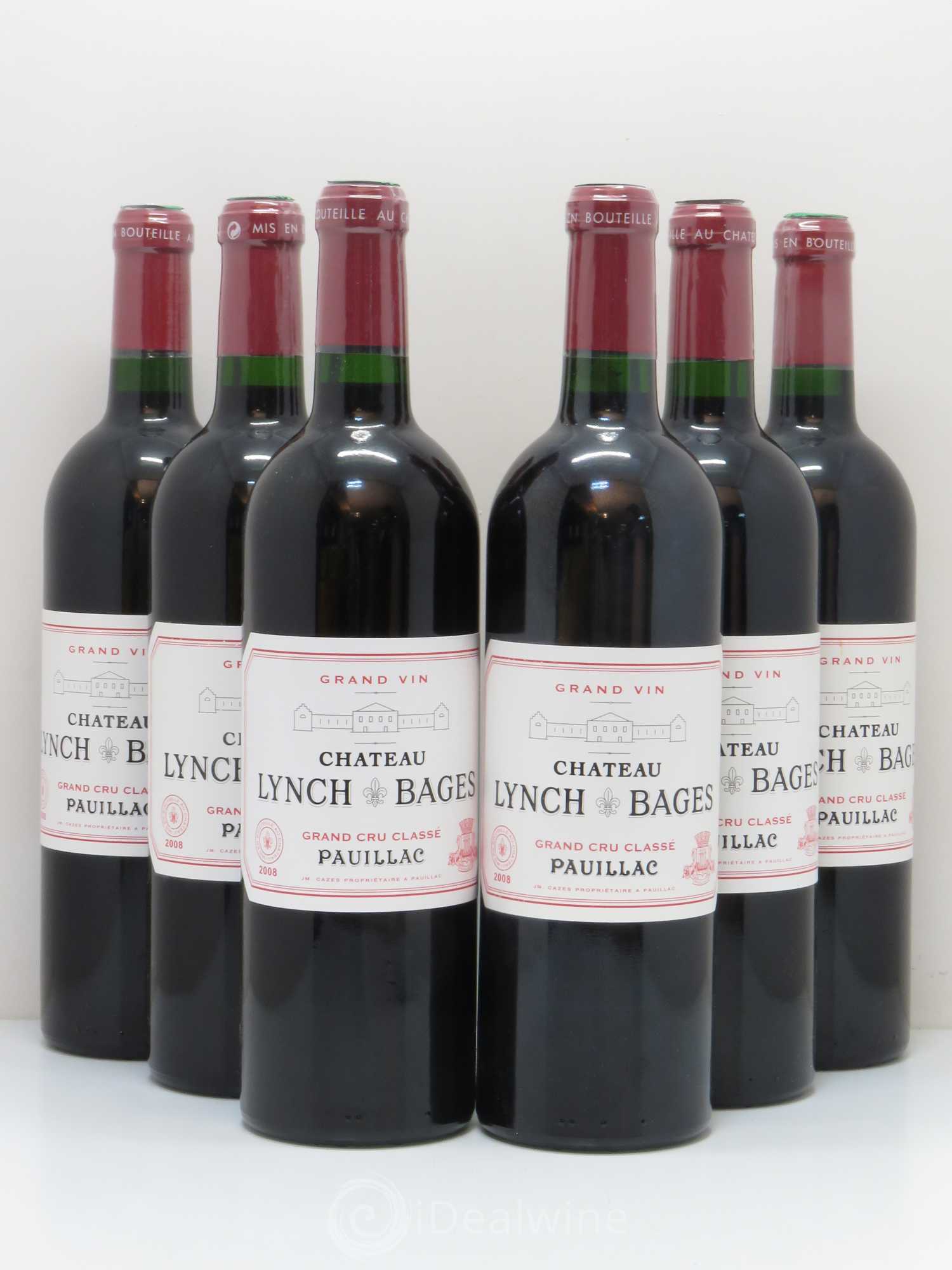 Château Lynch Bages 5ème Grand Cru Classé 2008 - Lot de 6 bouteilles - 0