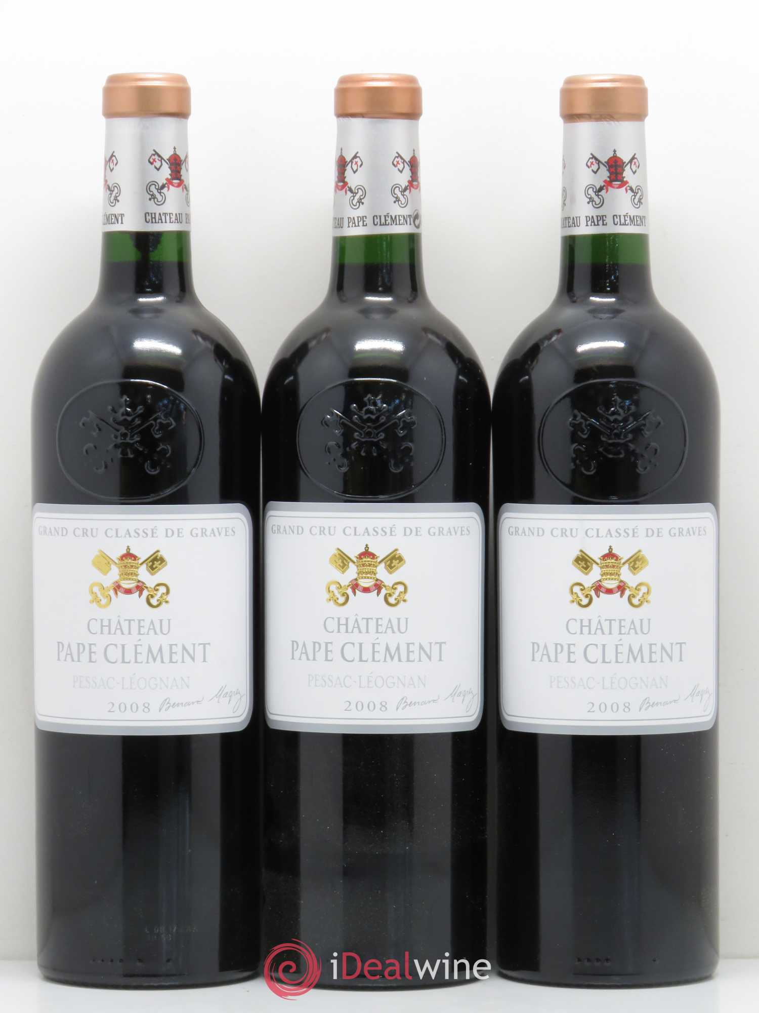 Château Pape Clément Cru Classé de Graves 2008 - Lot de 6 bouteilles - 1