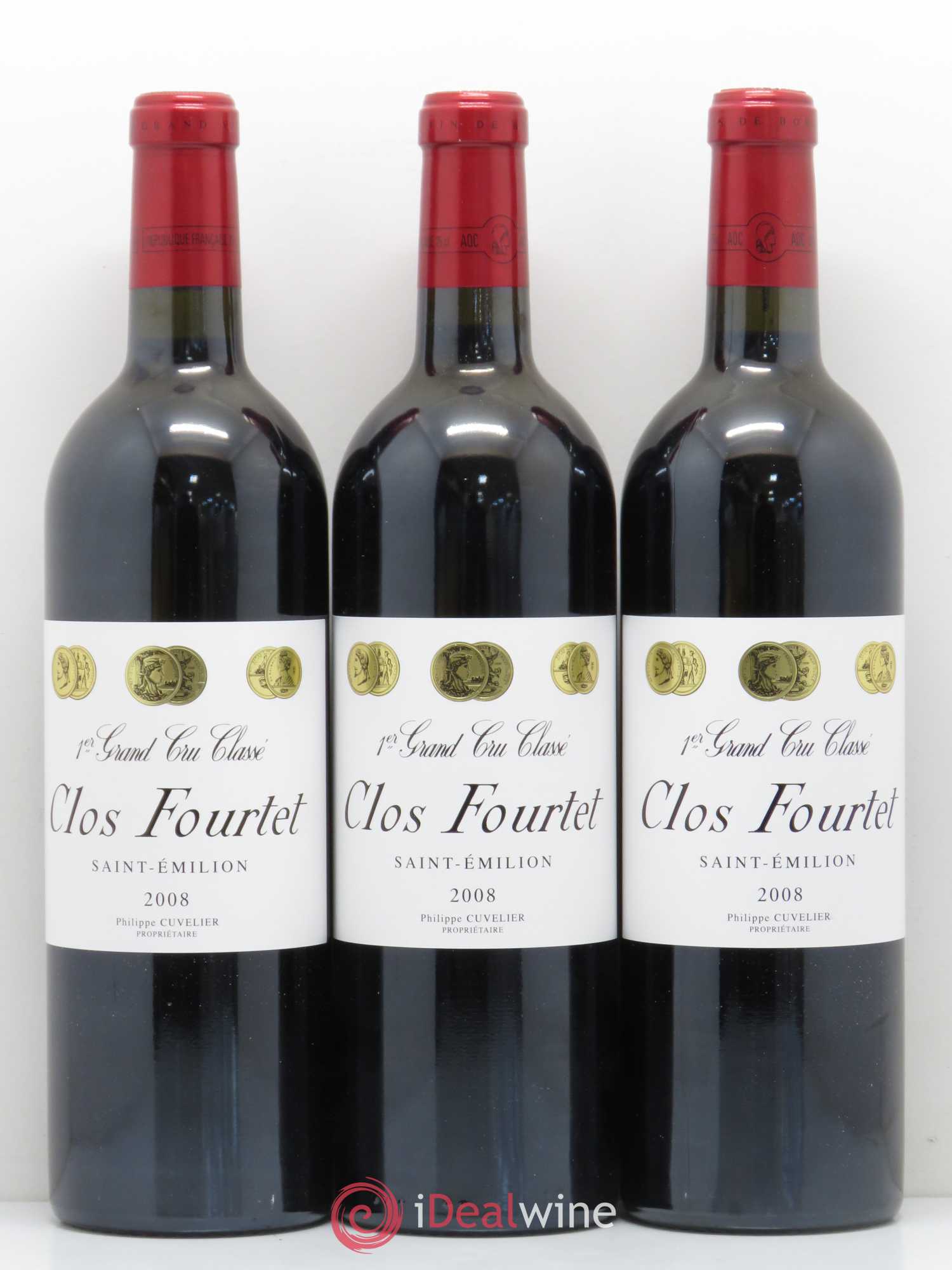 Clos Fourtet 1er Grand Cru Classé B 2008 - Lot de 6 bouteilles - 2