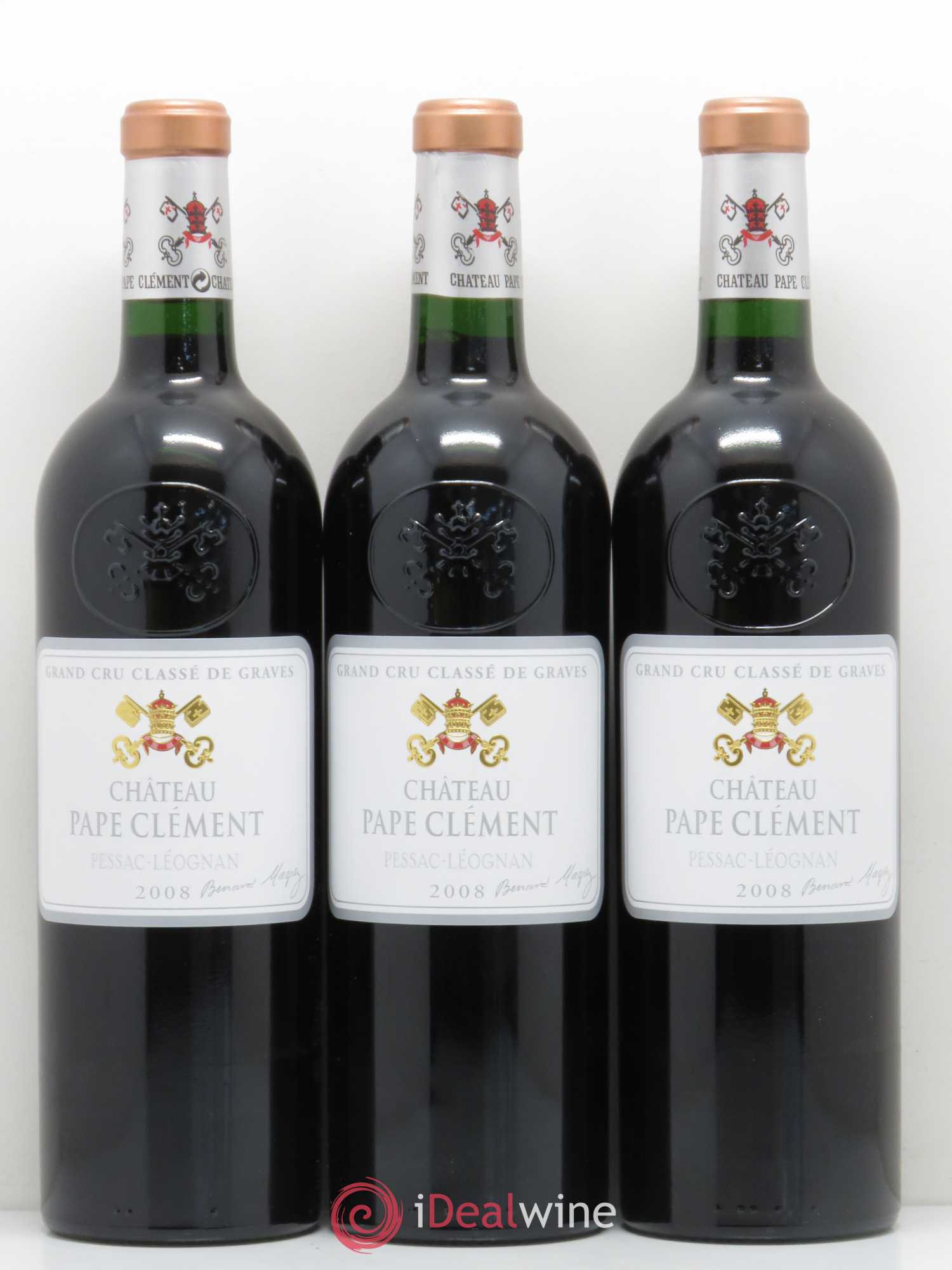 Château Pape Clément Cru Classé de Graves 2008 - Lot de 6 bouteilles - 1