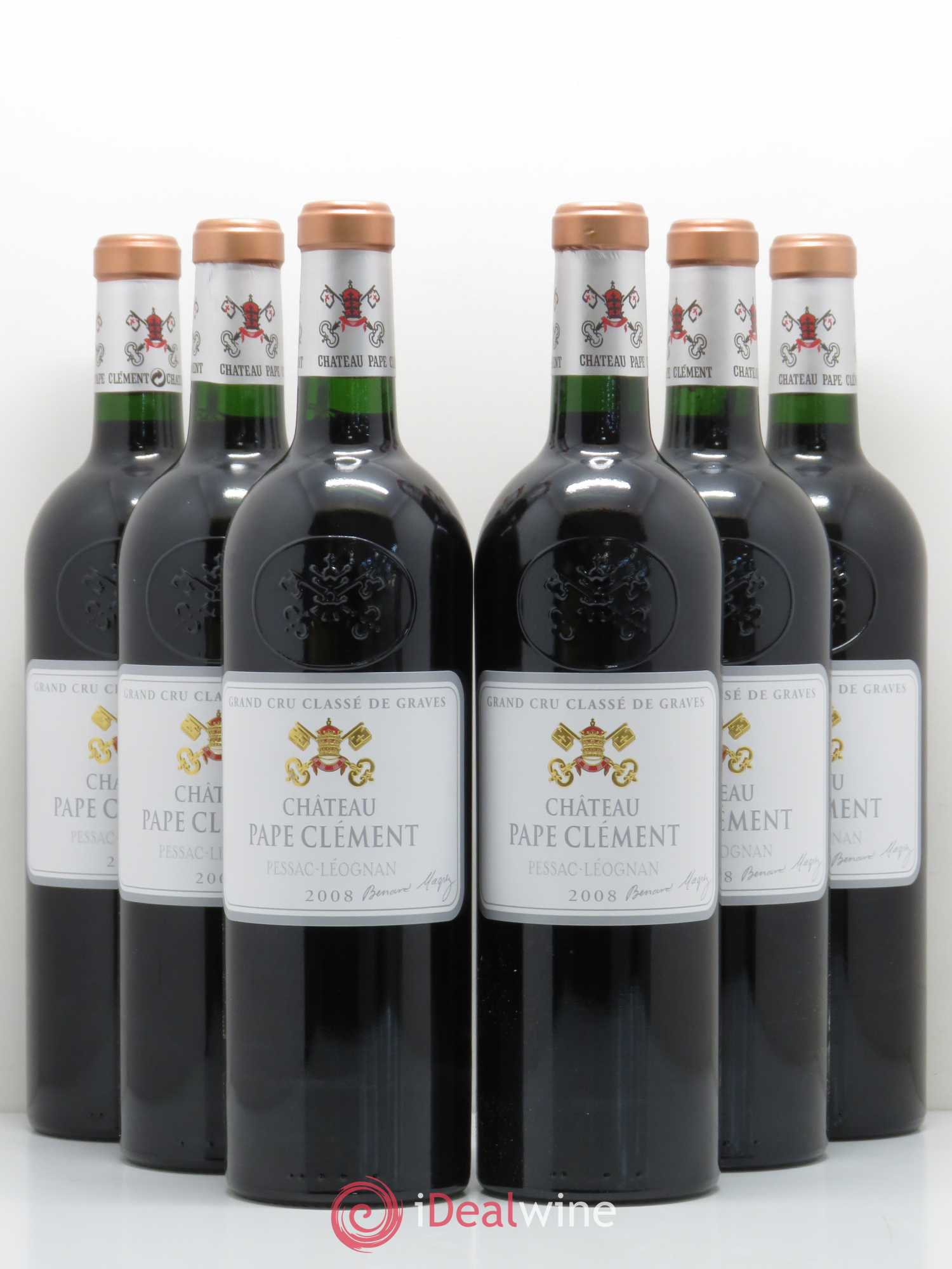 Château Pape Clément Cru Classé de Graves 2008 - Lot de 6 bouteilles - 0