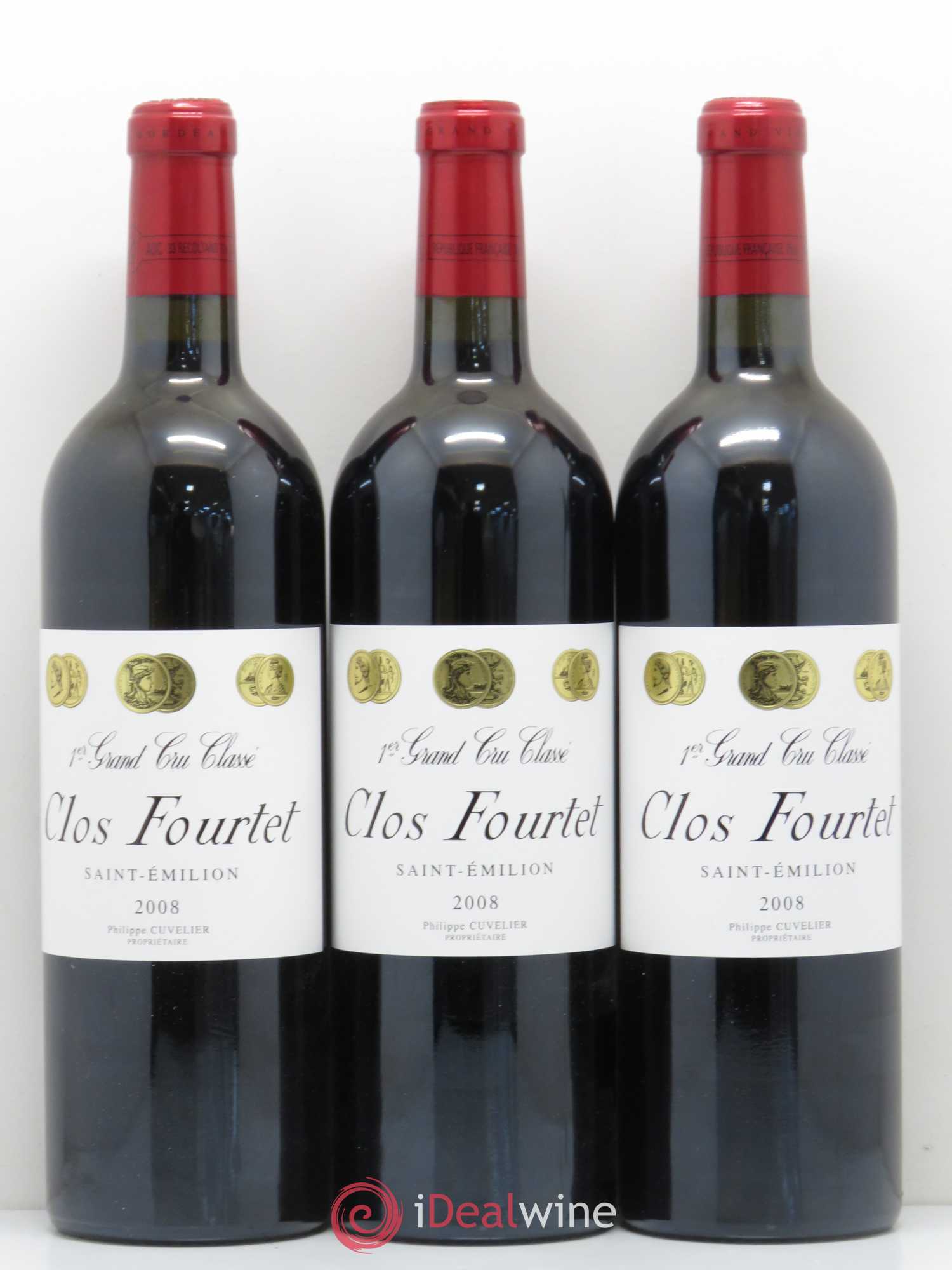 Clos Fourtet 1er Grand Cru Classé B 2008 - Lot de 6 bouteilles - 2