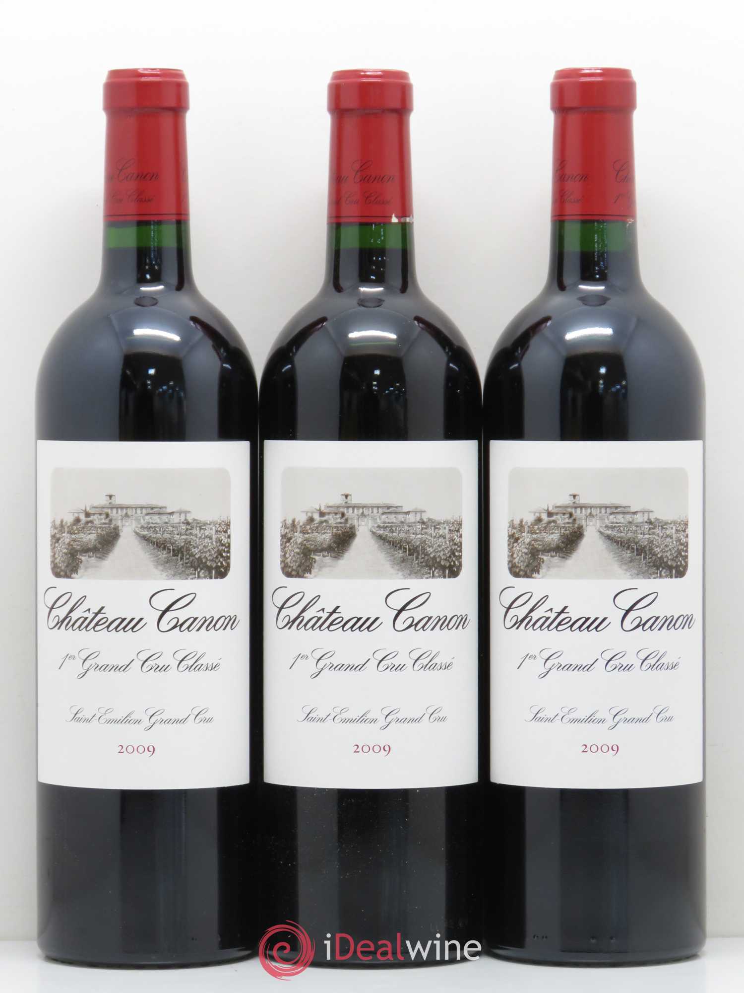 Château Canon 1er Grand Cru Classé B 2009 - Lot de 12 bouteilles - 1