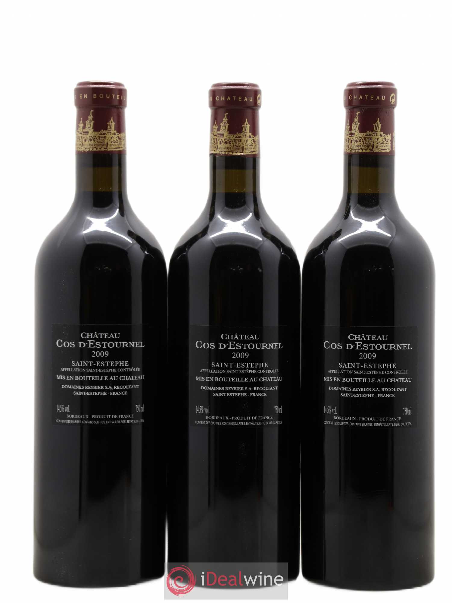 Cos d'Estournel 2ème Grand Cru Classé 2009 - Lot de 12 bouteilles - 8
