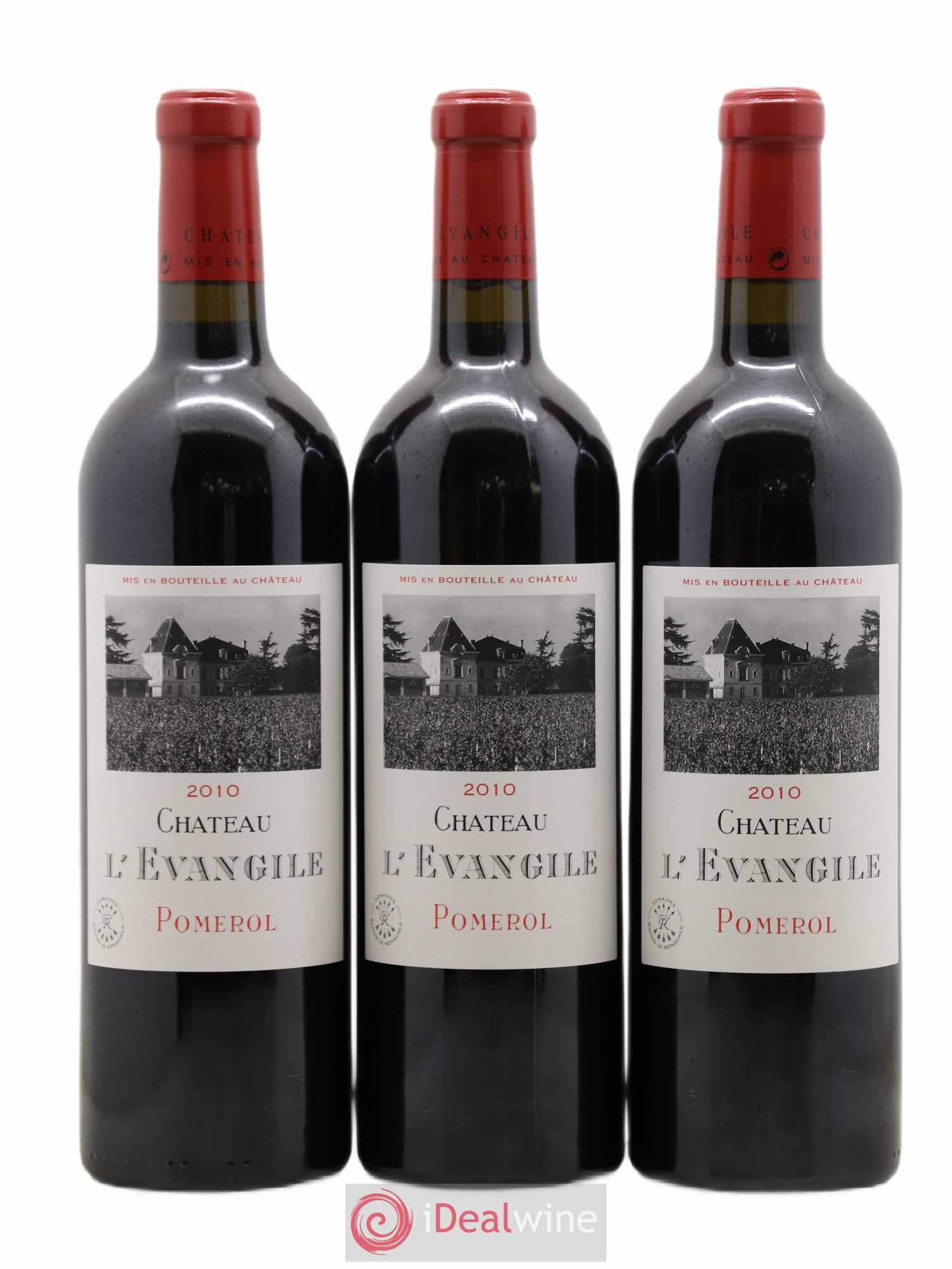 Château l' Évangile 2010 - Lot de 12 bouteilles - 1