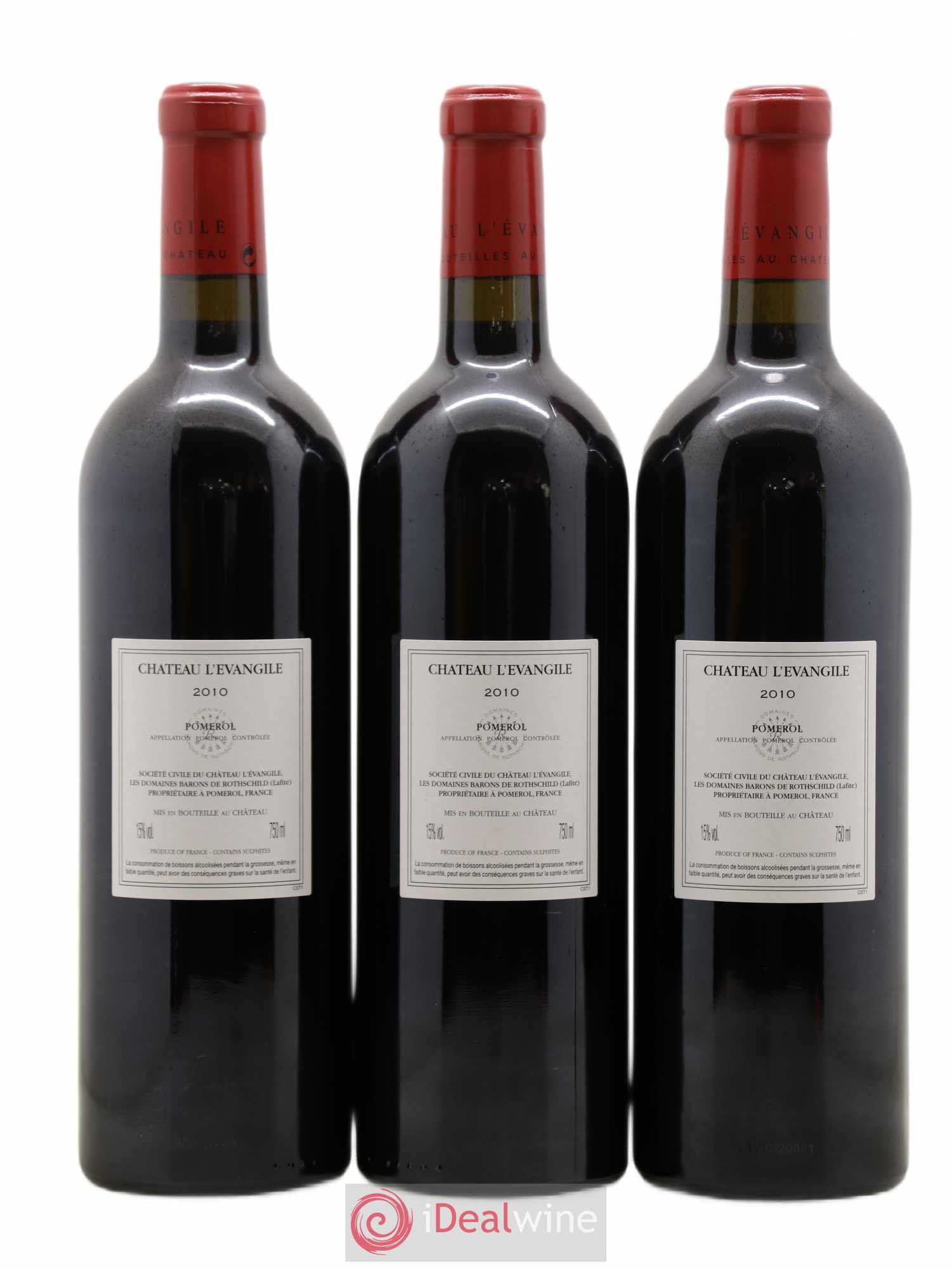 Château l' Évangile 2010 - Lot de 12 bouteilles - 4