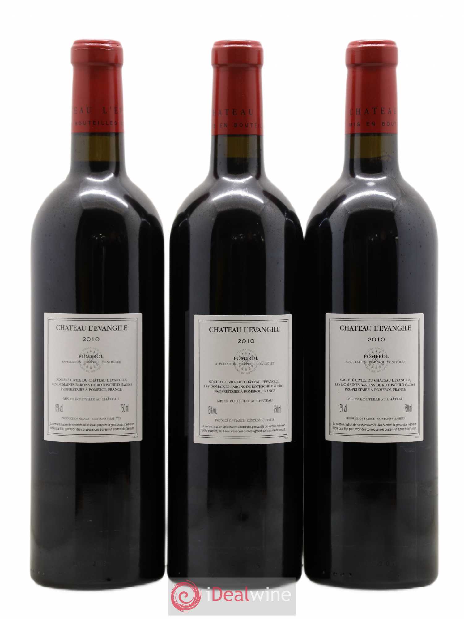 Château l' Évangile 2010 - Lot de 12 bouteilles - 8