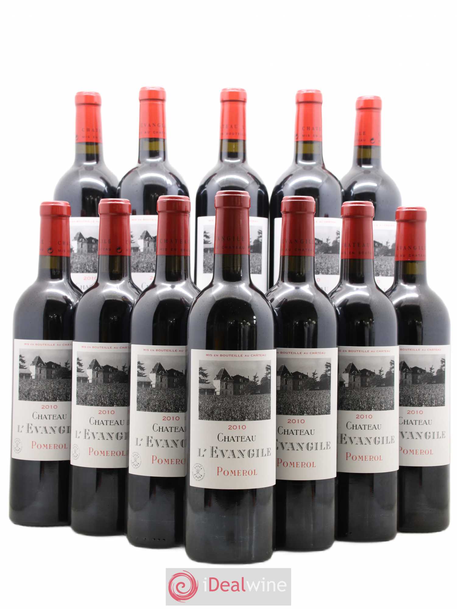 Château l' Évangile 2010 - Lot de 12 bouteilles - 0