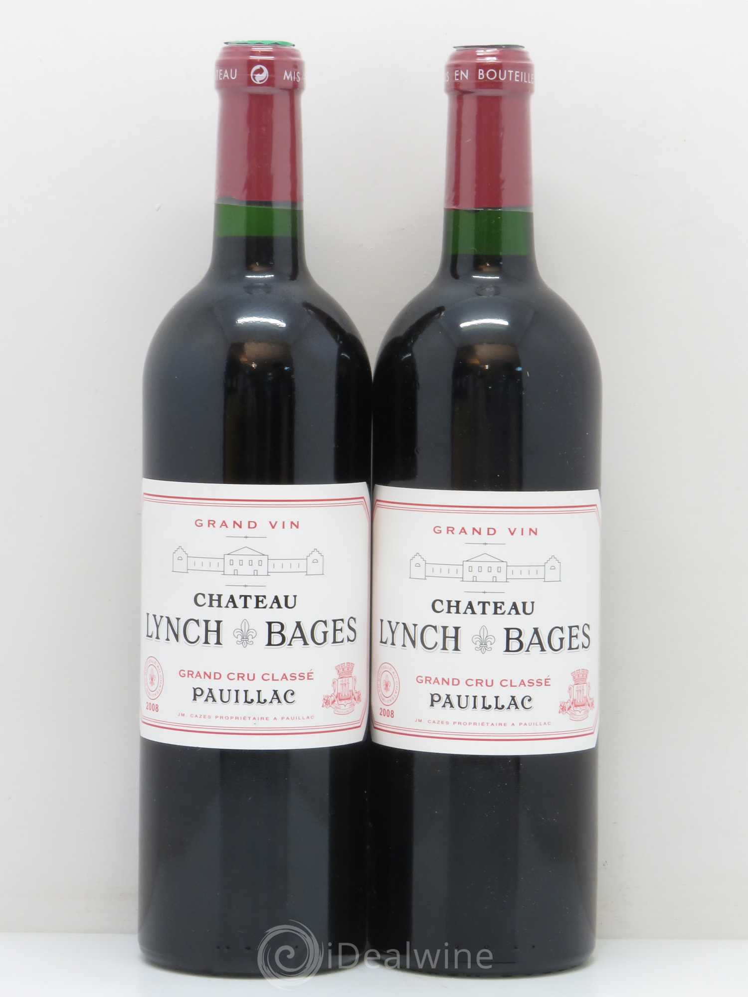 Château Lynch Bages 5ème Grand Cru Classé 2008 - Lot de 2 bouteilles - 0