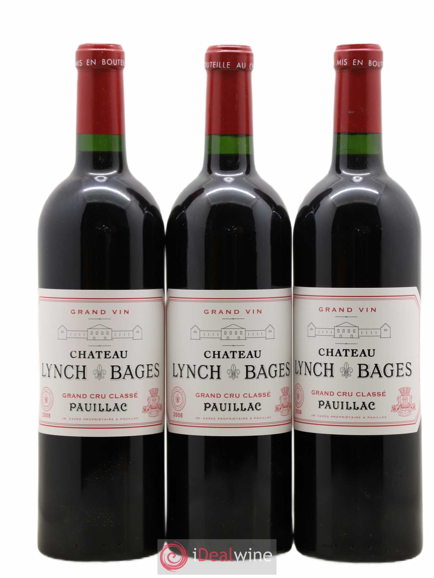 Château Lynch Bages 5ème Grand Cru Classé 2008 - Lot de 6 bouteilles - 2