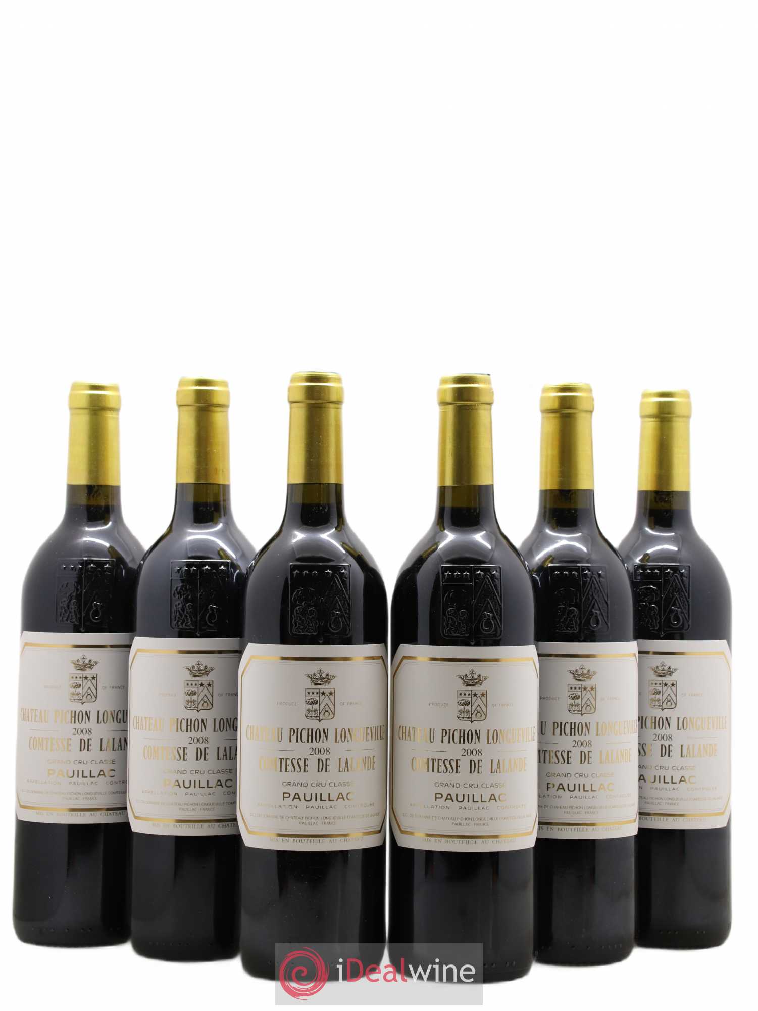 Château Pichon Longueville Comtesse de Lalande 2ème Grand Cru Classé 2008 - Lot de 6 bouteilles - 0