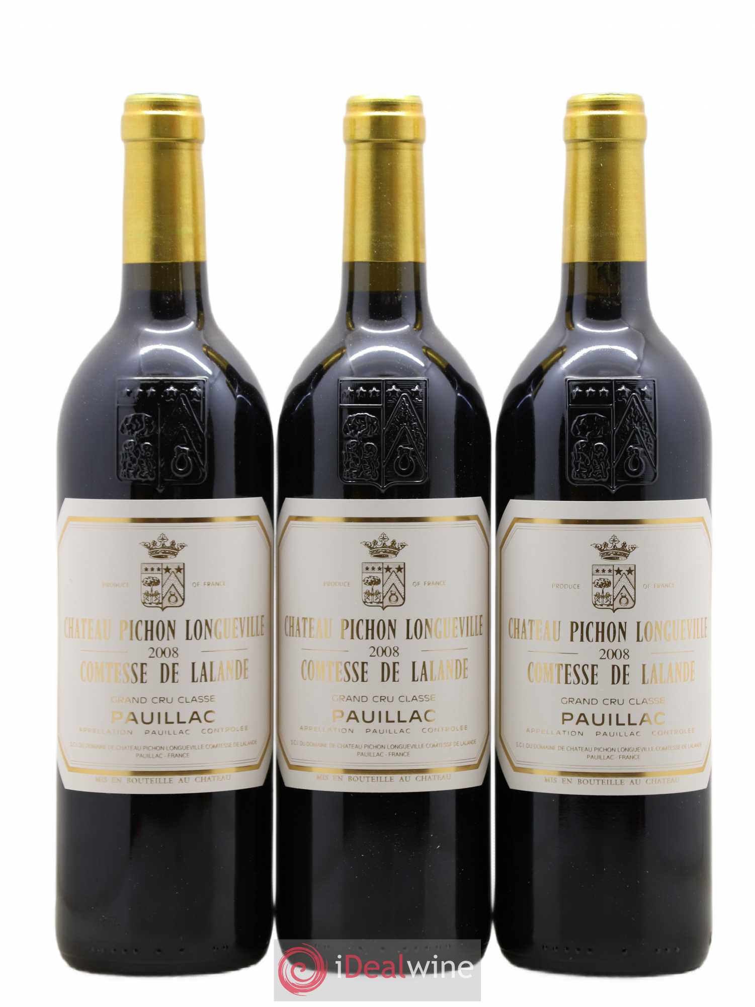 Château Pichon Longueville Comtesse de Lalande 2ème Grand Cru Classé 2008 - Lot de 6 bouteilles - 2