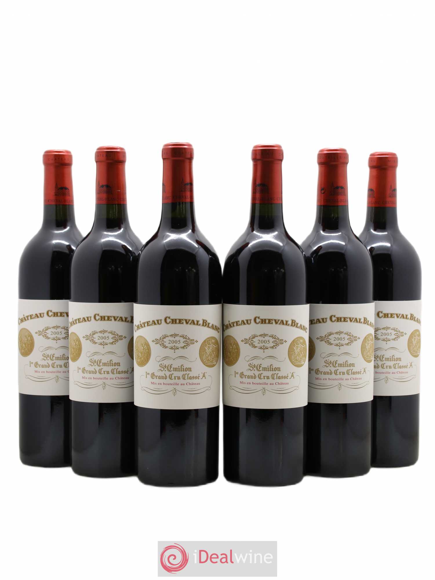Château Cheval Blanc 1er Grand Cru Classé A 2005 - Lot de 6 bouteilles - 0