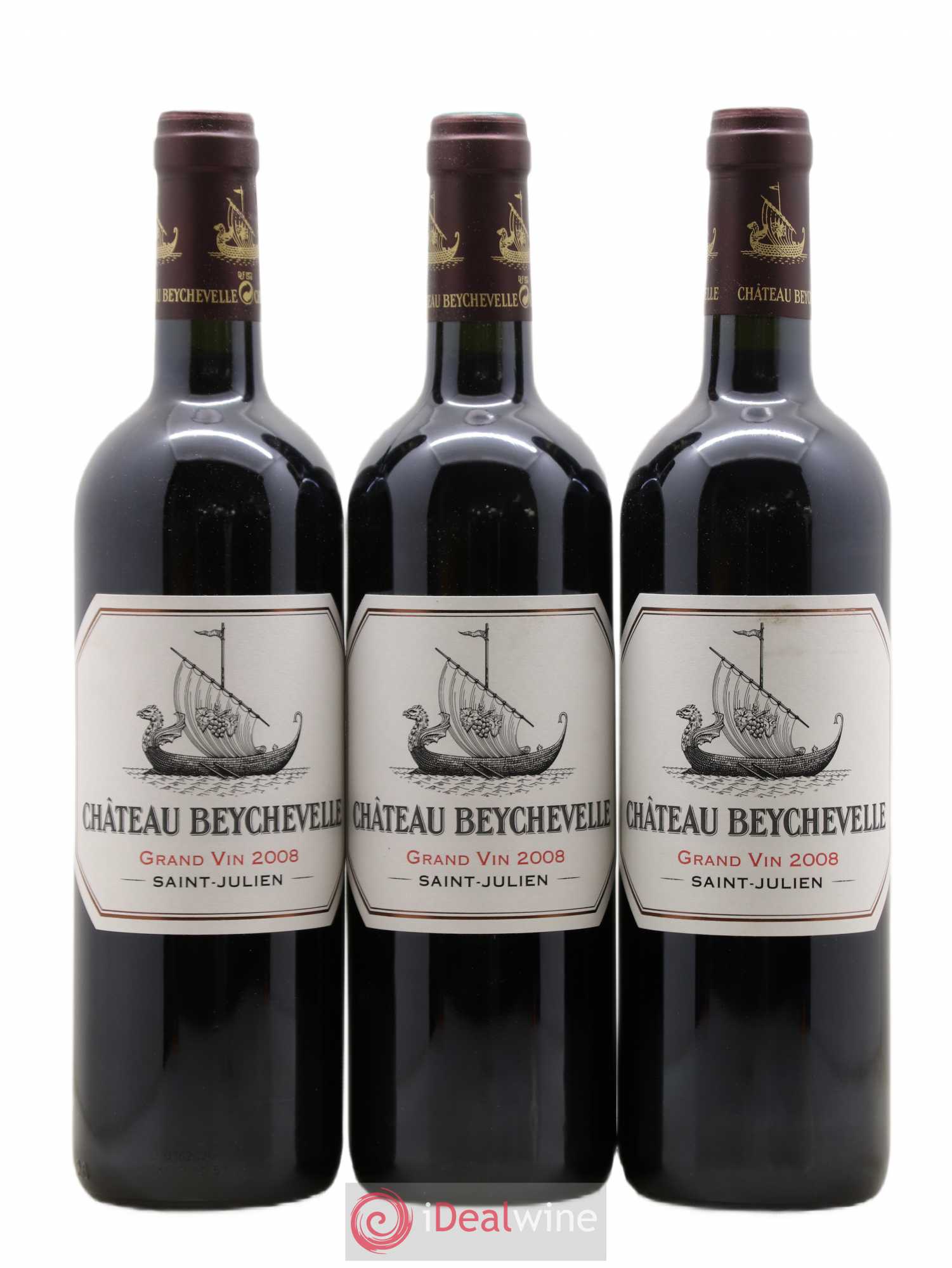 Château Beychevelle 4ème Grand Cru Classé 2008 - Lot de 12 bouteilles - 1