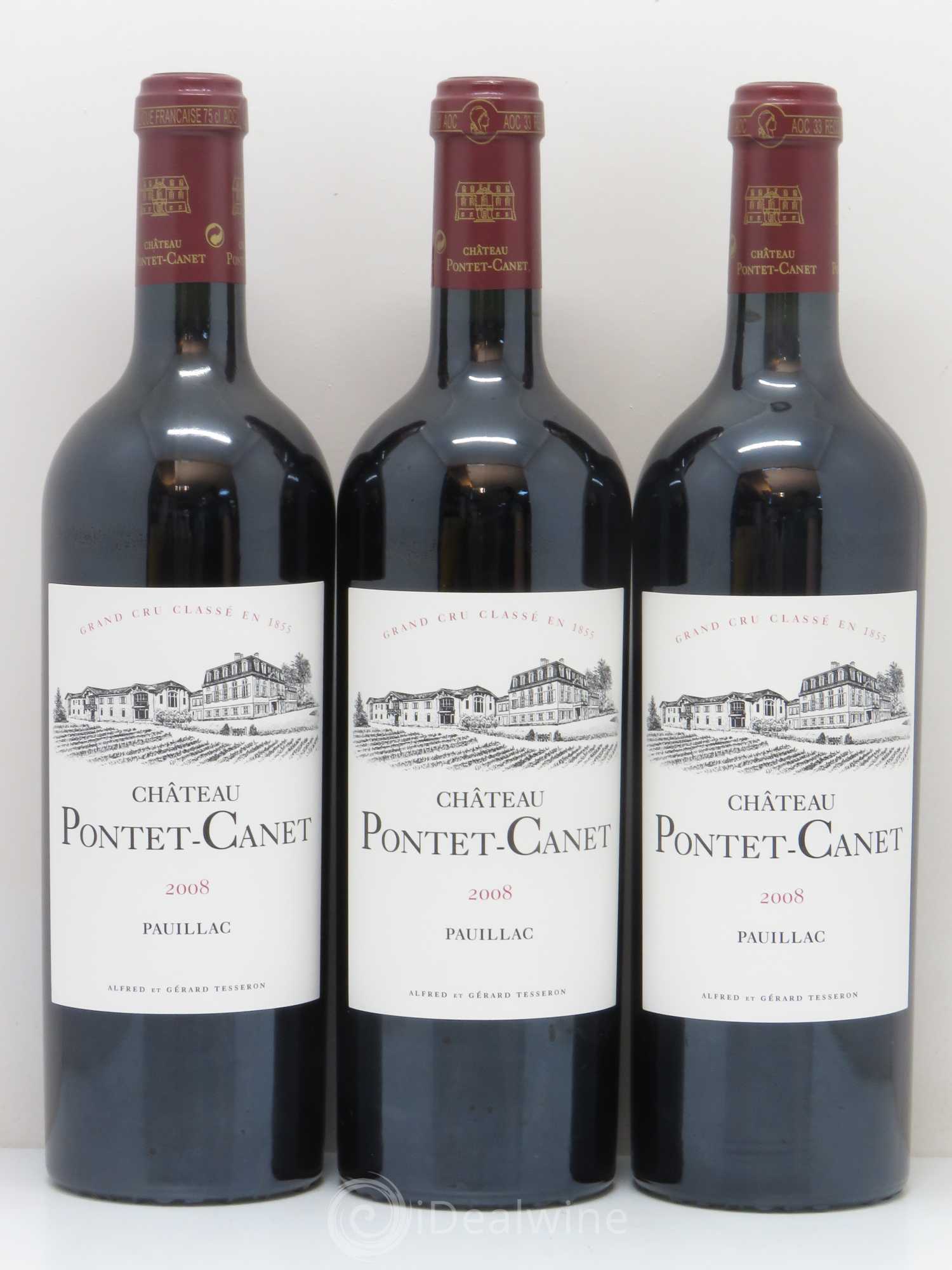 Château Pontet Canet 5ème Grand Cru Classé 2008 - Lot de 6 bouteilles - 2