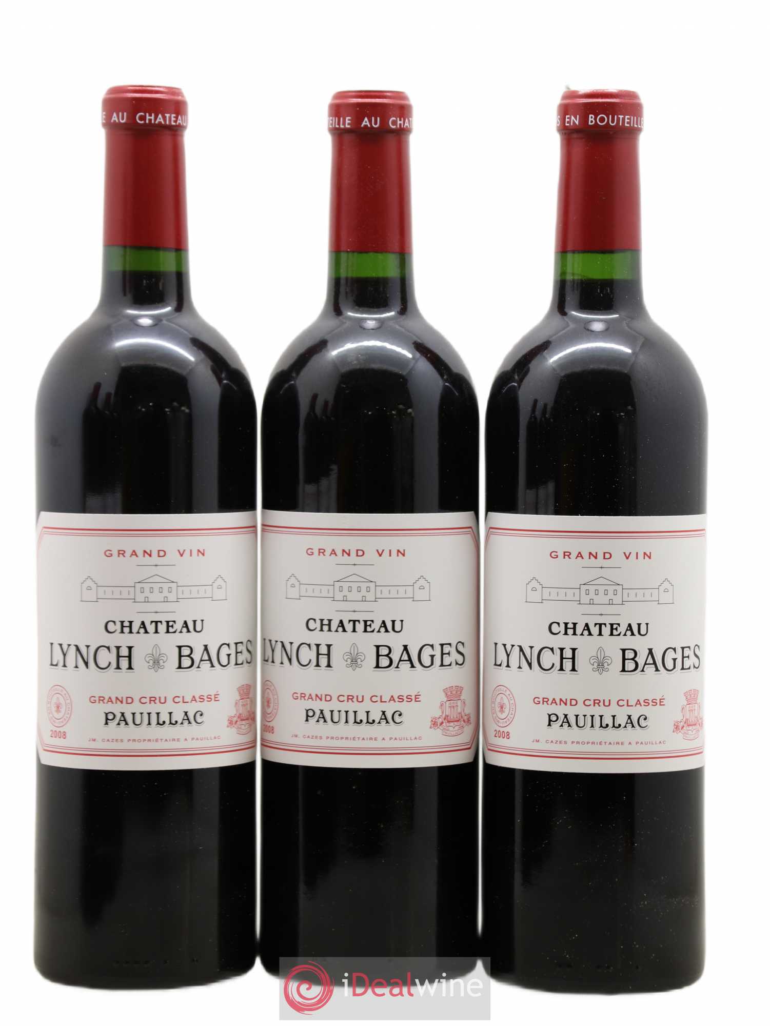 Château Lynch Bages 5ème Grand Cru Classé 2008 - Lot de 6 bouteilles - 1