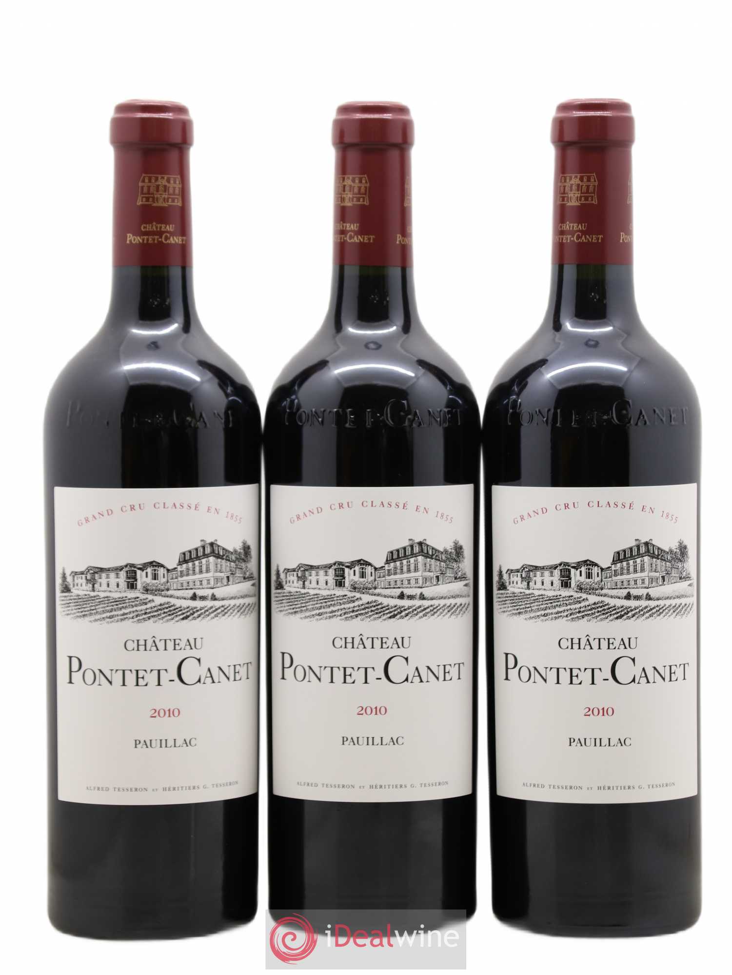 Château Pontet Canet 5ème Grand Cru Classé 2010 - Lot de 12 bouteilles - 1