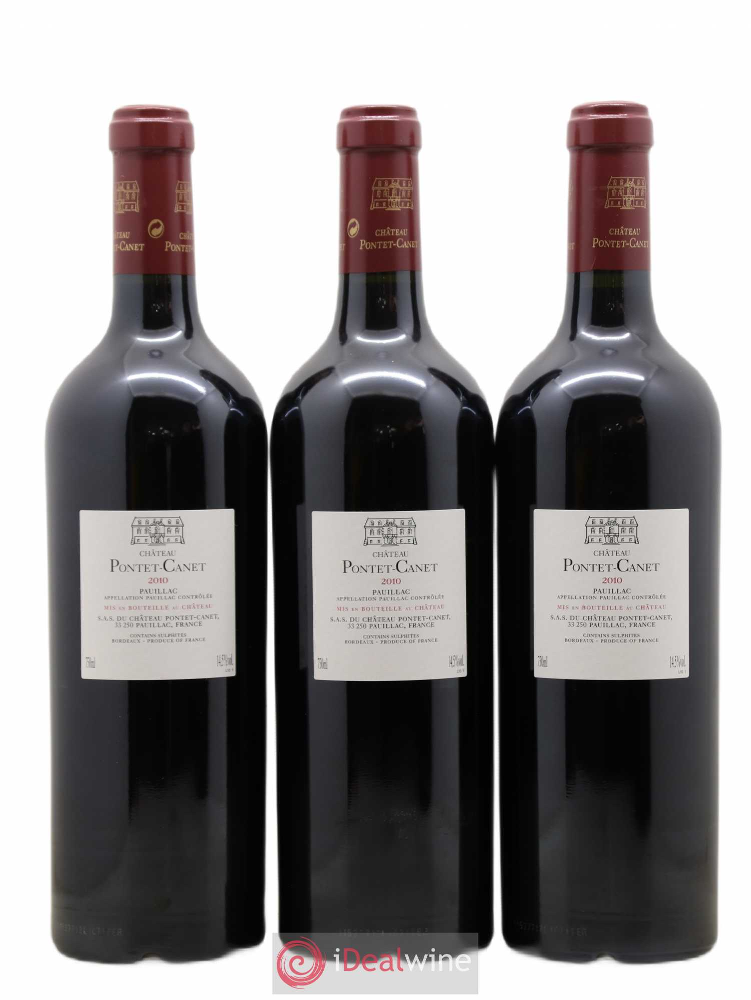 Château Pontet Canet 5ème Grand Cru Classé 2010 - Lot de 12 bouteilles - 2
