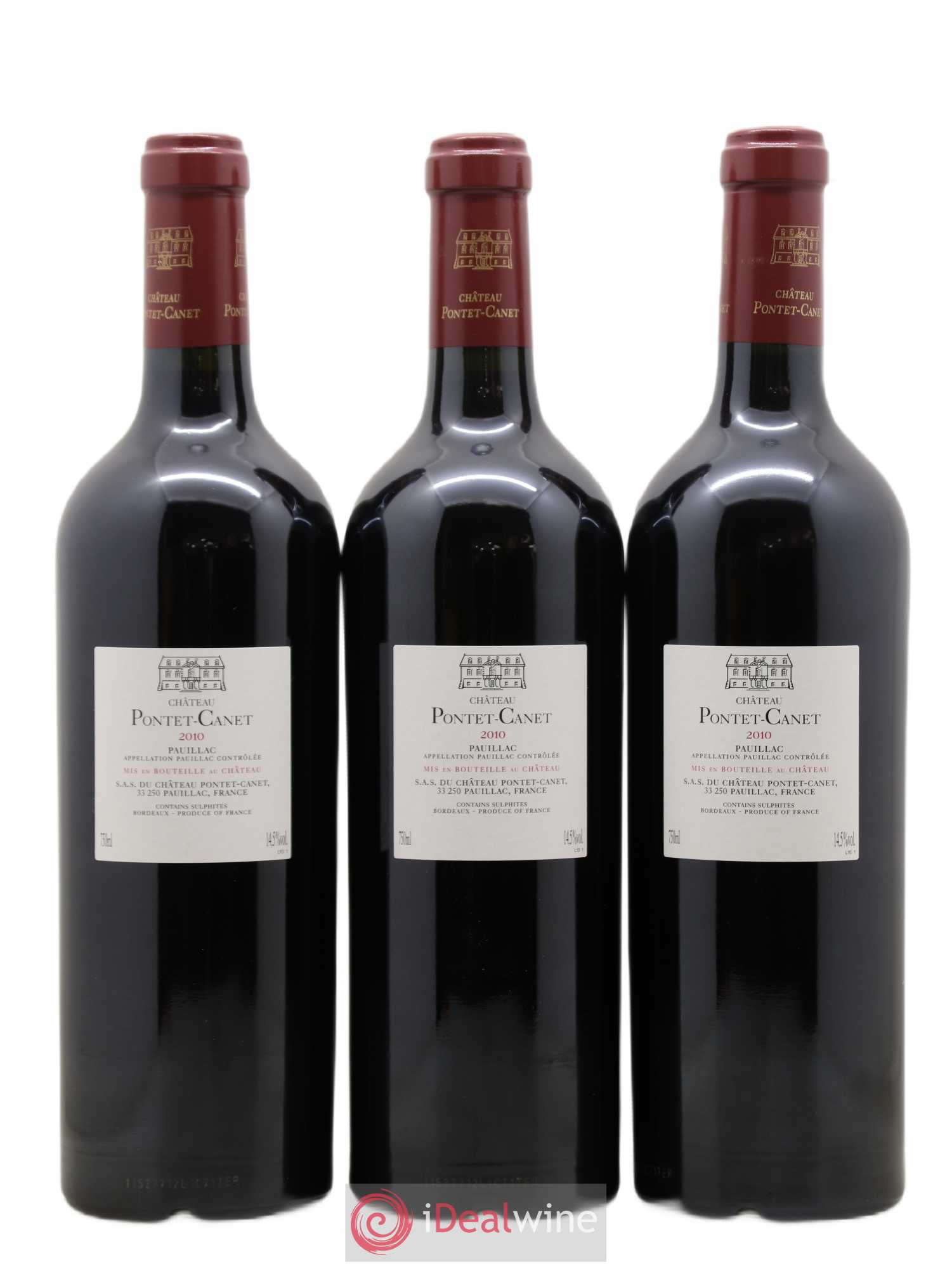 Château Pontet Canet 5ème Grand Cru Classé 2010 - Lot de 12 bouteilles - 4